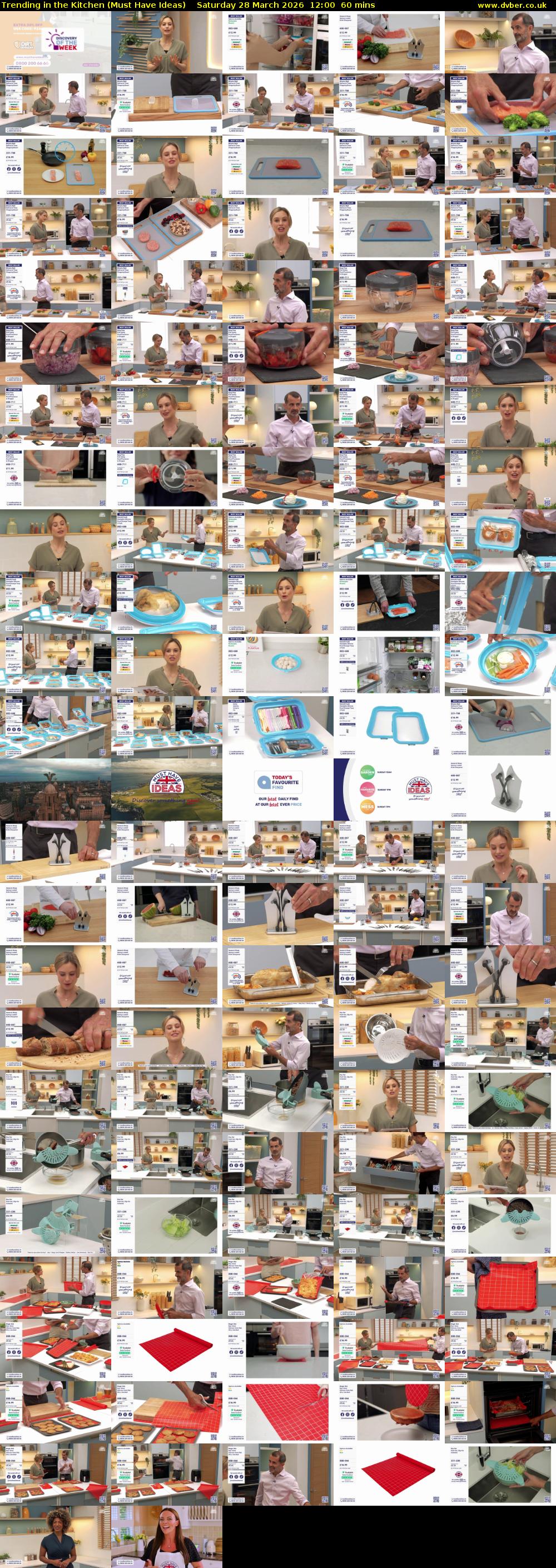 Trending in the Kitchen (Must Have Ideas) Saturday 28 March 2026 12:00 - 13:00