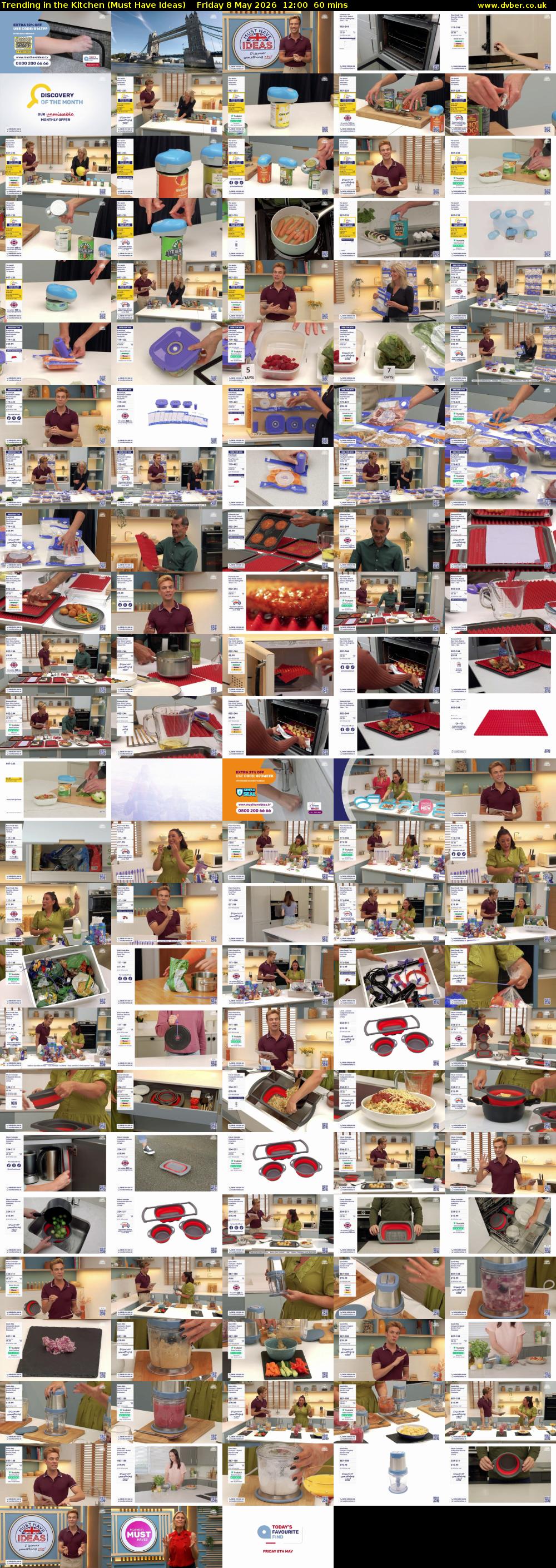 Trending in the Kitchen (Must Have Ideas) Friday 8 May 2026 12:00 - 13:00