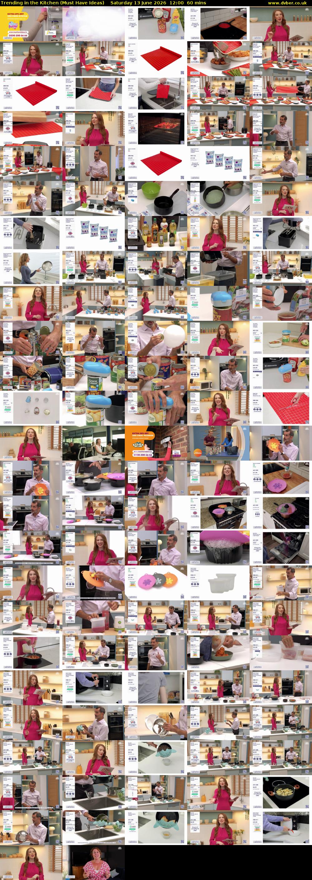 Trending in the Kitchen (Must Have Ideas) Saturday 13 June 2026 12:00 - 13:00