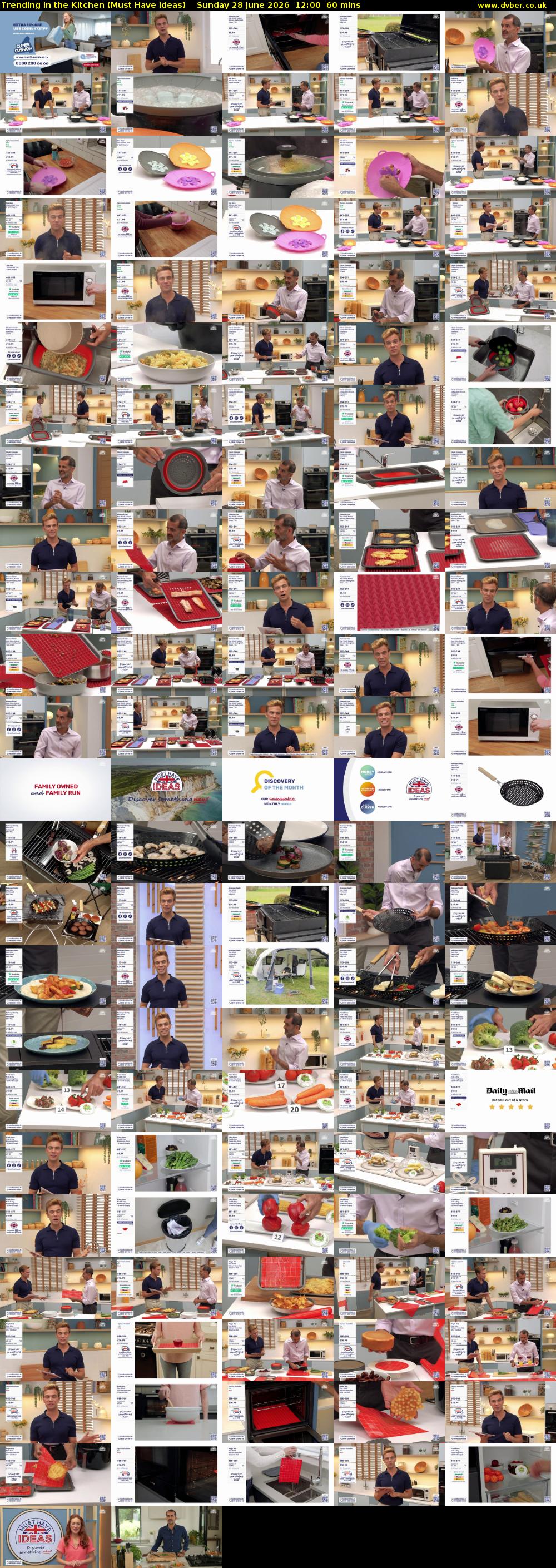 Trending in the Kitchen (Must Have Ideas) Sunday 28 June 2026 12:00 - 13:00