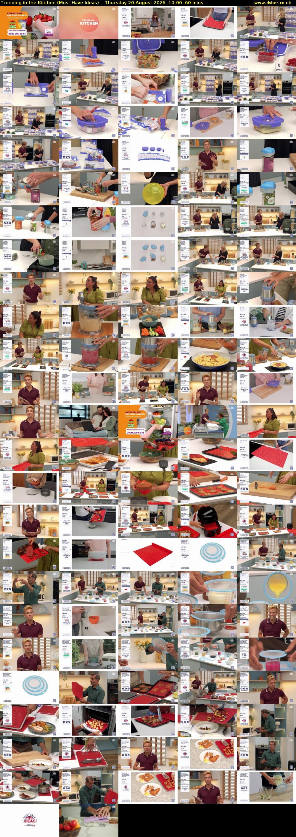 Trending in the Kitchen (Must Have Ideas) Thursday 20 August 2026 10:00 - 11:00