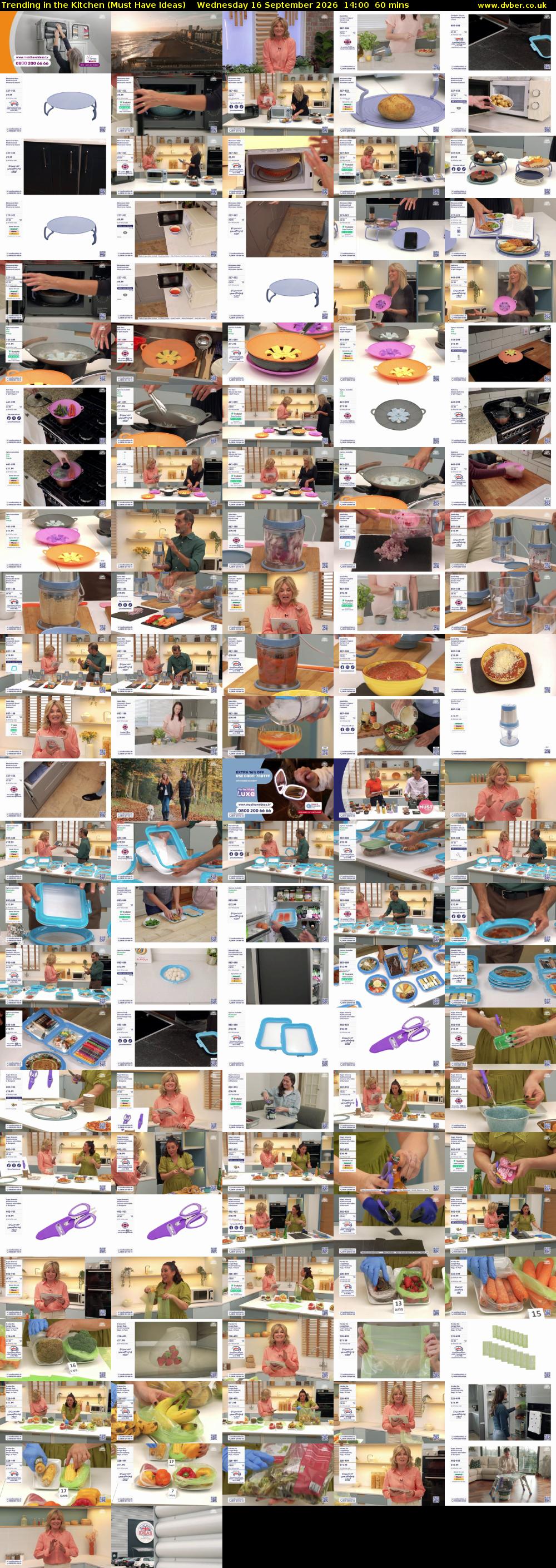 Trending in the Kitchen (Must Have Ideas) Wednesday 16 September 2026 14:00 - 15:00