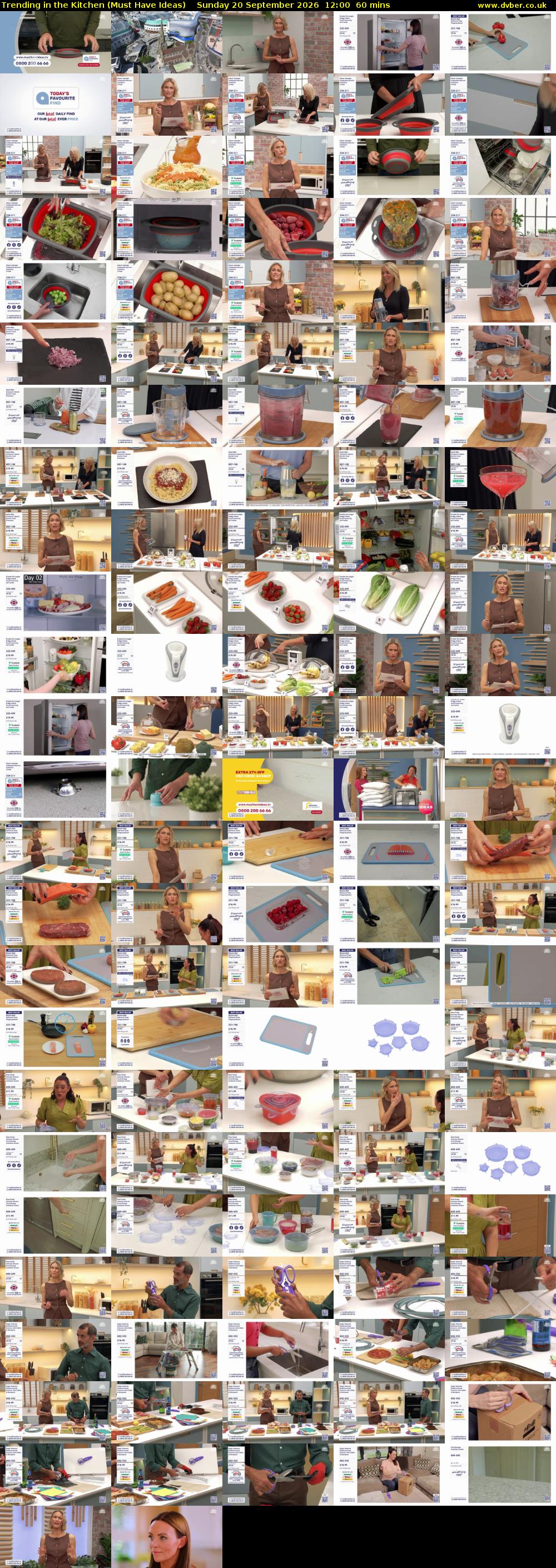 Trending in the Kitchen (Must Have Ideas) Sunday 20 September 2026 12:00 - 13:00