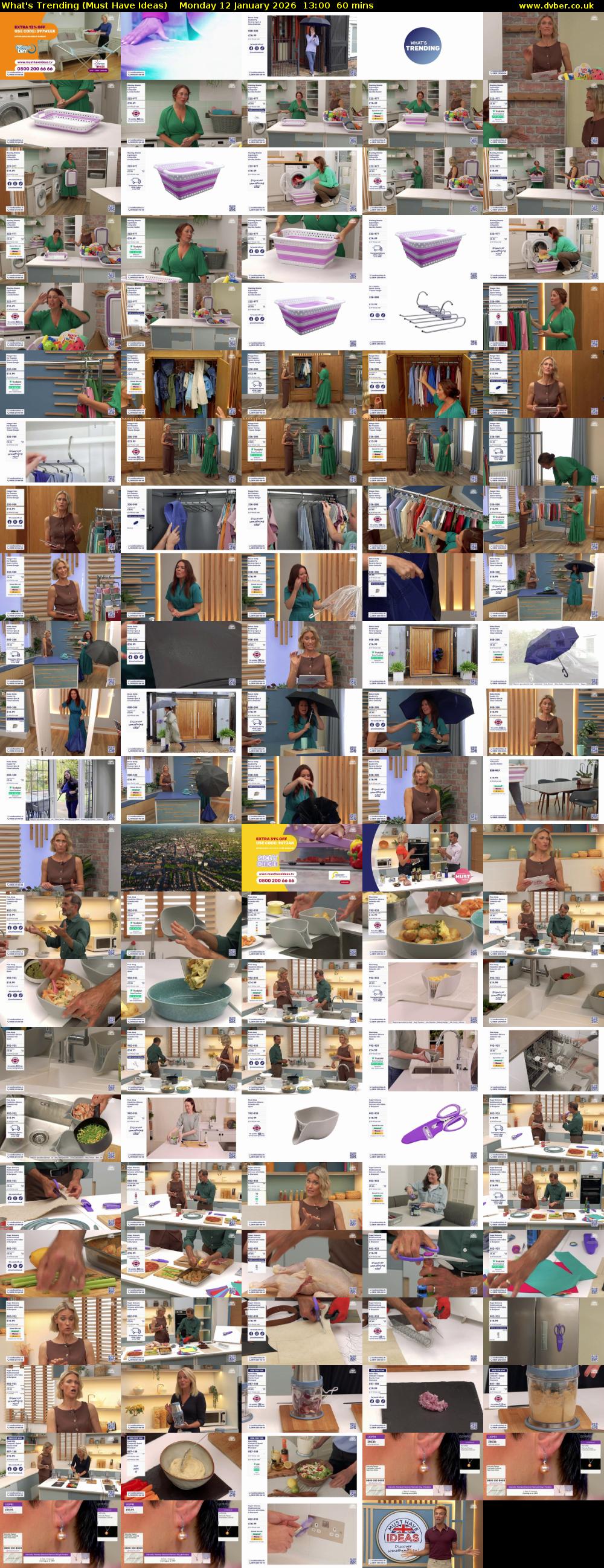 What's Trending (Must Have Ideas) Monday 12 January 2026 13:00 - 14:00