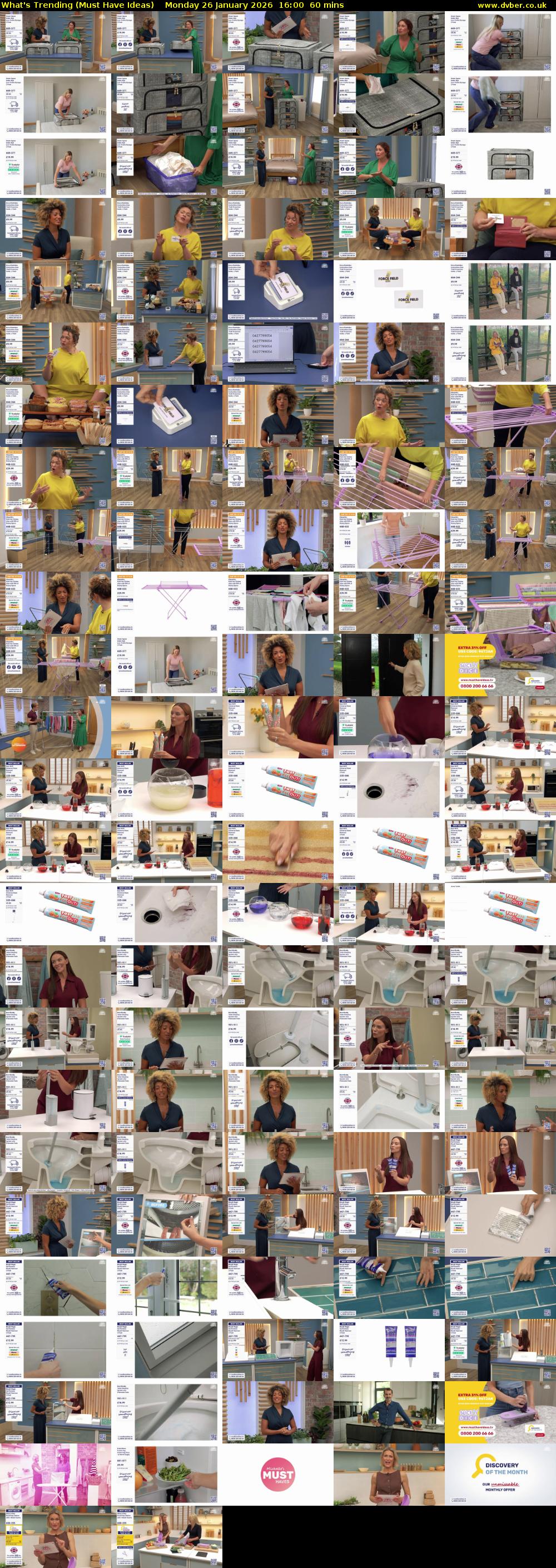 What's Trending (Must Have Ideas) Monday 26 January 2026 16:00 - 17:00