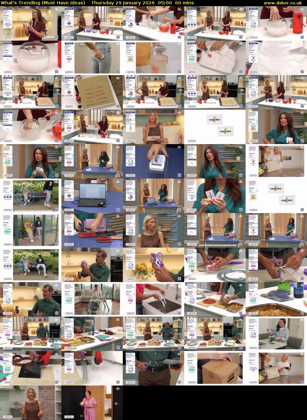 What's Trending (Must Have Ideas) Thursday 29 January 2026 05:00 - 06:00