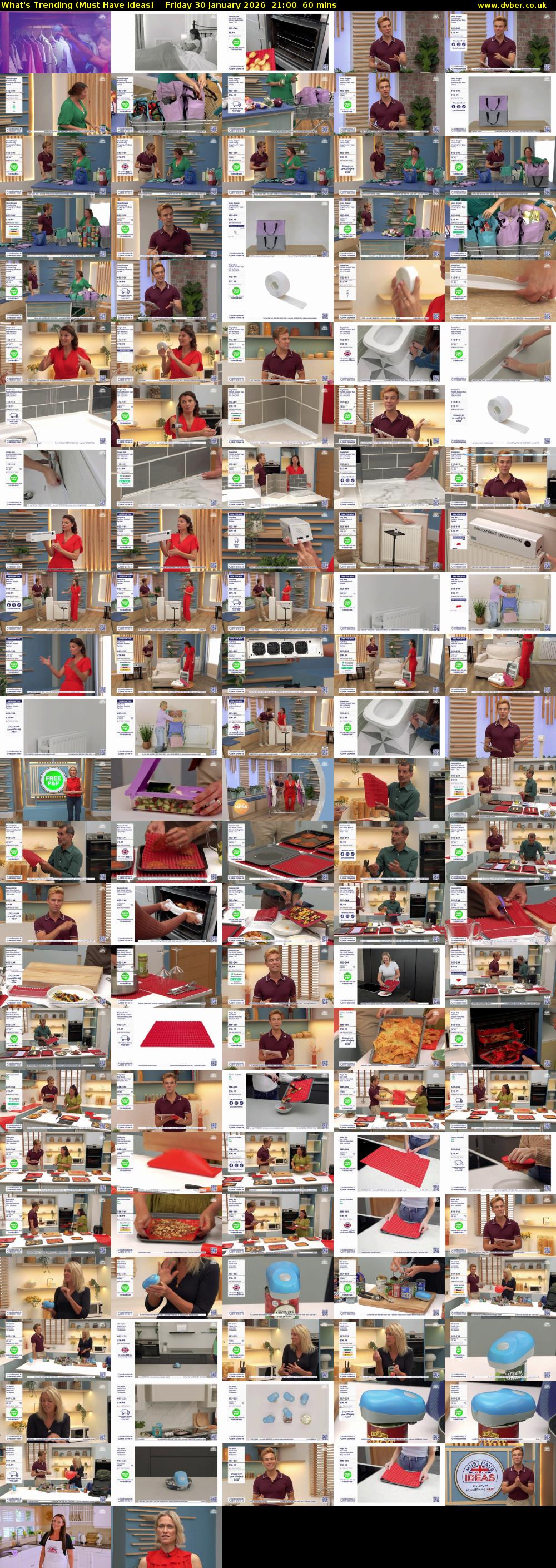 What's Trending (Must Have Ideas) Friday 30 January 2026 21:00 - 22:00