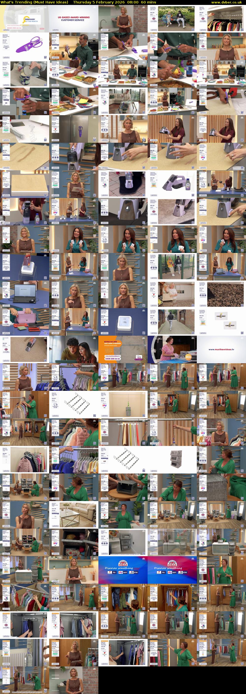 What's Trending (Must Have Ideas) Thursday 5 February 2026 08:00 - 09:00