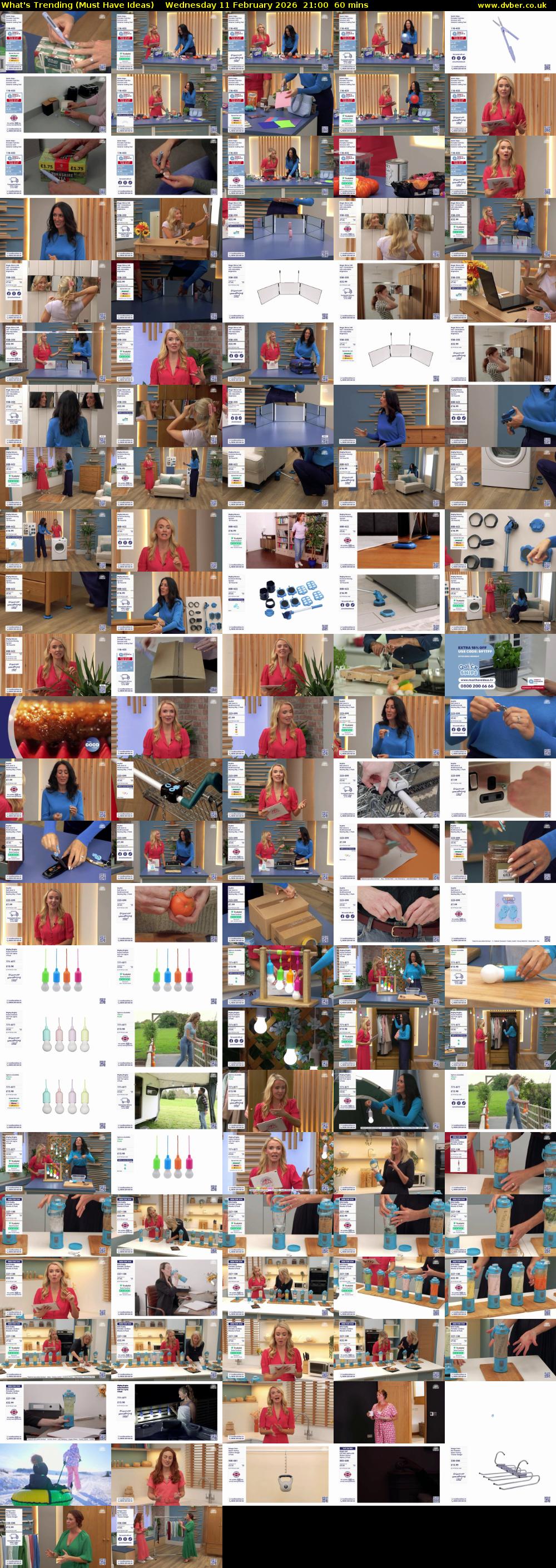 What's Trending (Must Have Ideas) Wednesday 11 February 2026 21:00 - 22:00