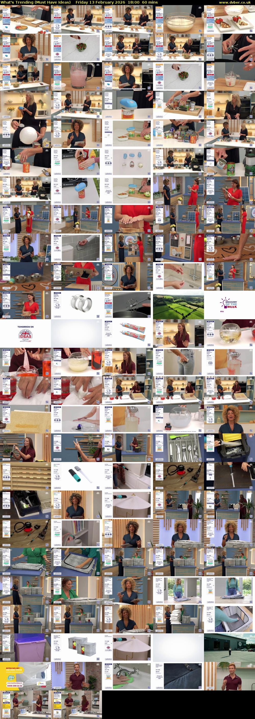 What's Trending (Must Have Ideas) Friday 13 February 2026 18:00 - 19:00