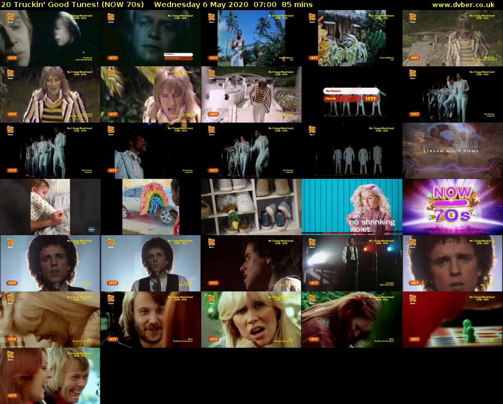 20 Truckin' Good Tunes! (NOW 70s) Wednesday 6 May 2020 07:00 - 08:25