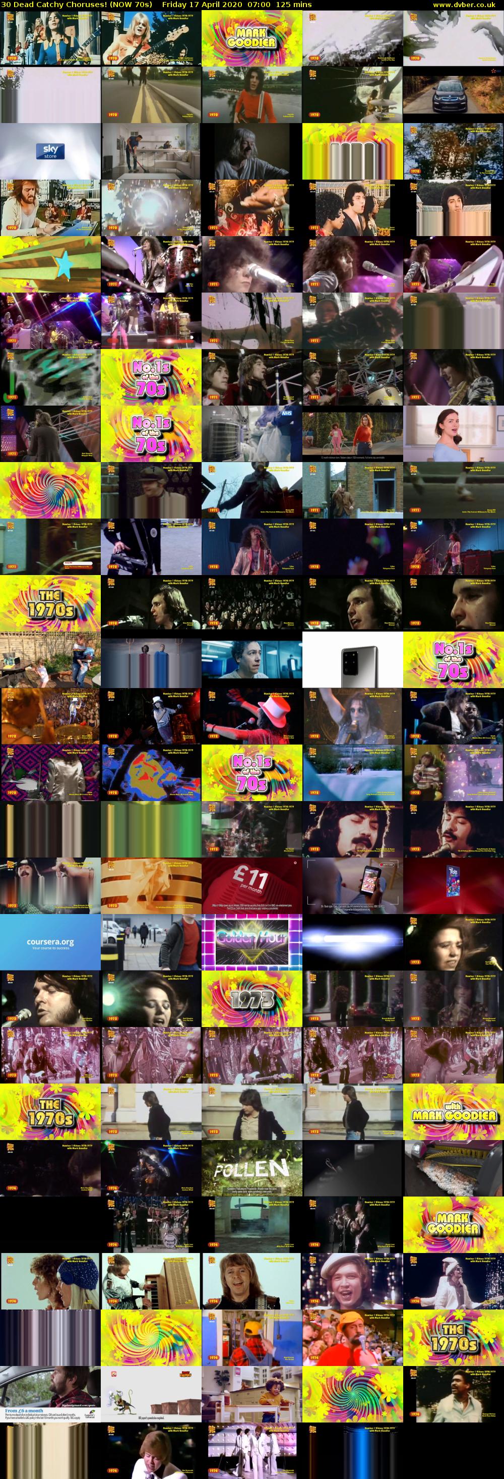 30 Dead Catchy Choruses! (NOW 70s) Friday 17 April 2020 07:00 - 09:05