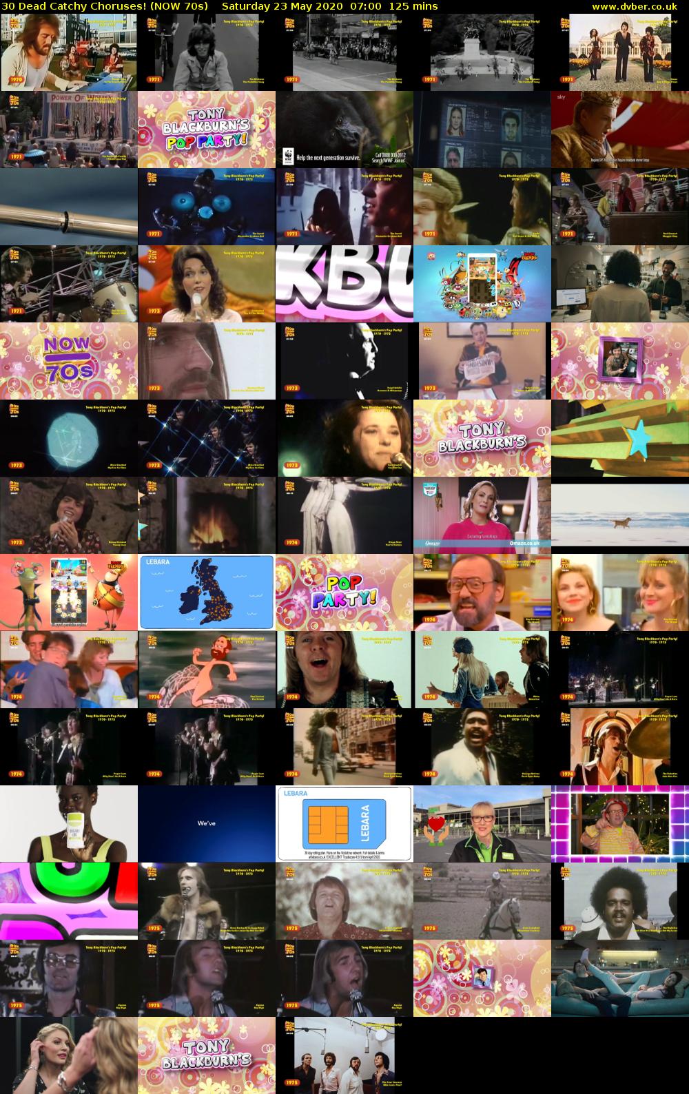 30 Dead Catchy Choruses! (NOW 70s) Saturday 23 May 2020 07:00 - 09:05