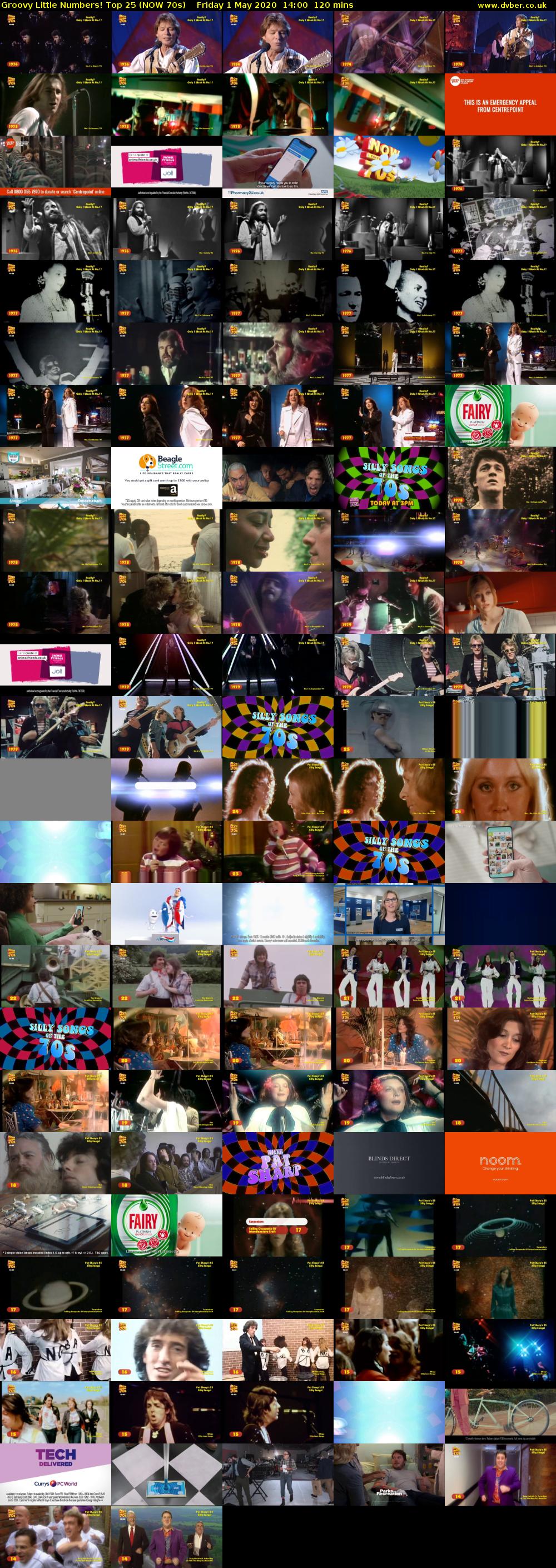 Groovy Little Numbers! Top 25 (NOW 70s) Friday 1 May 2020 14:00 - 16:00