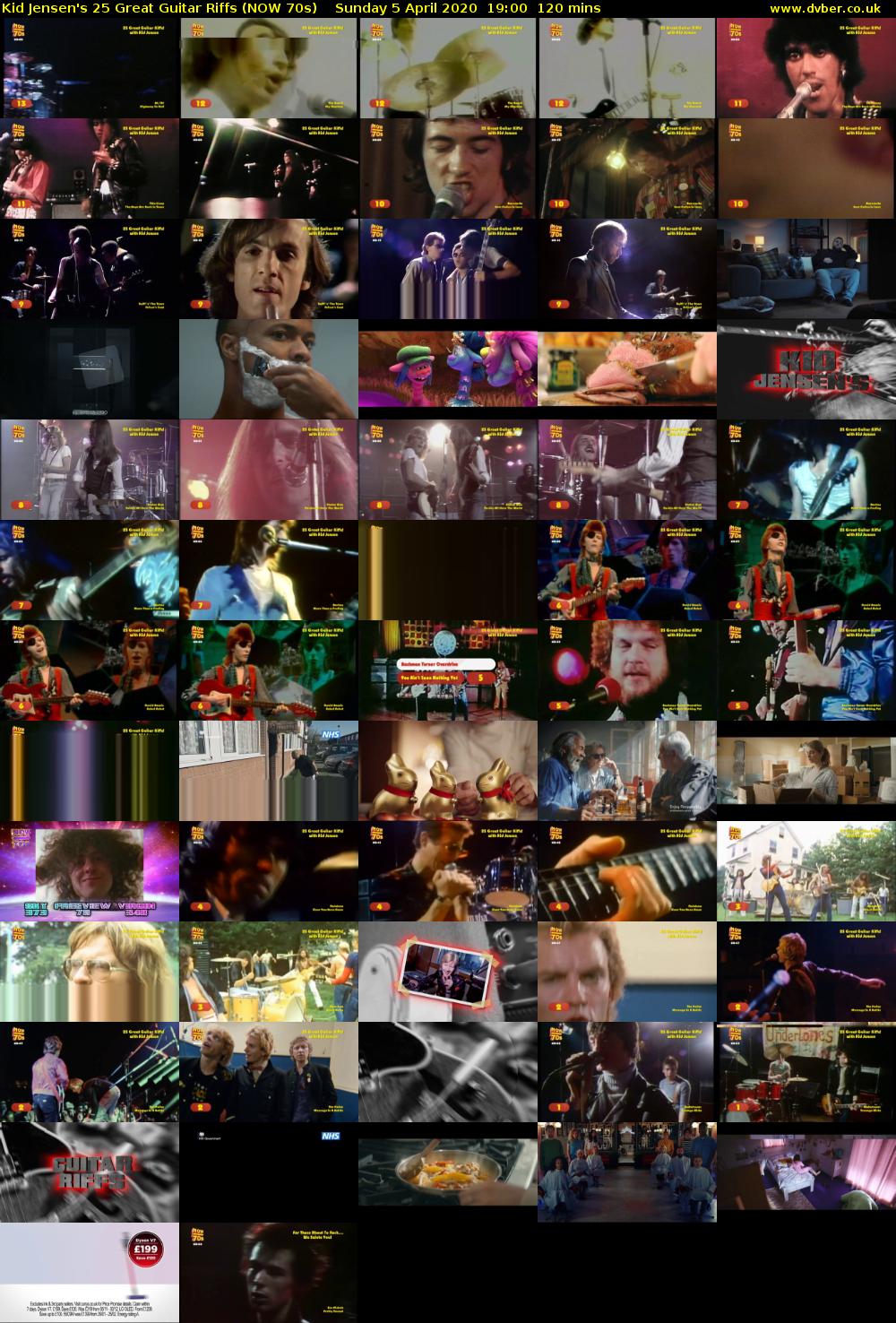 Kid Jensen's 25 Great Guitar Riffs (NOW 70s) Sunday 5 April 2020 19:00 - 21:00