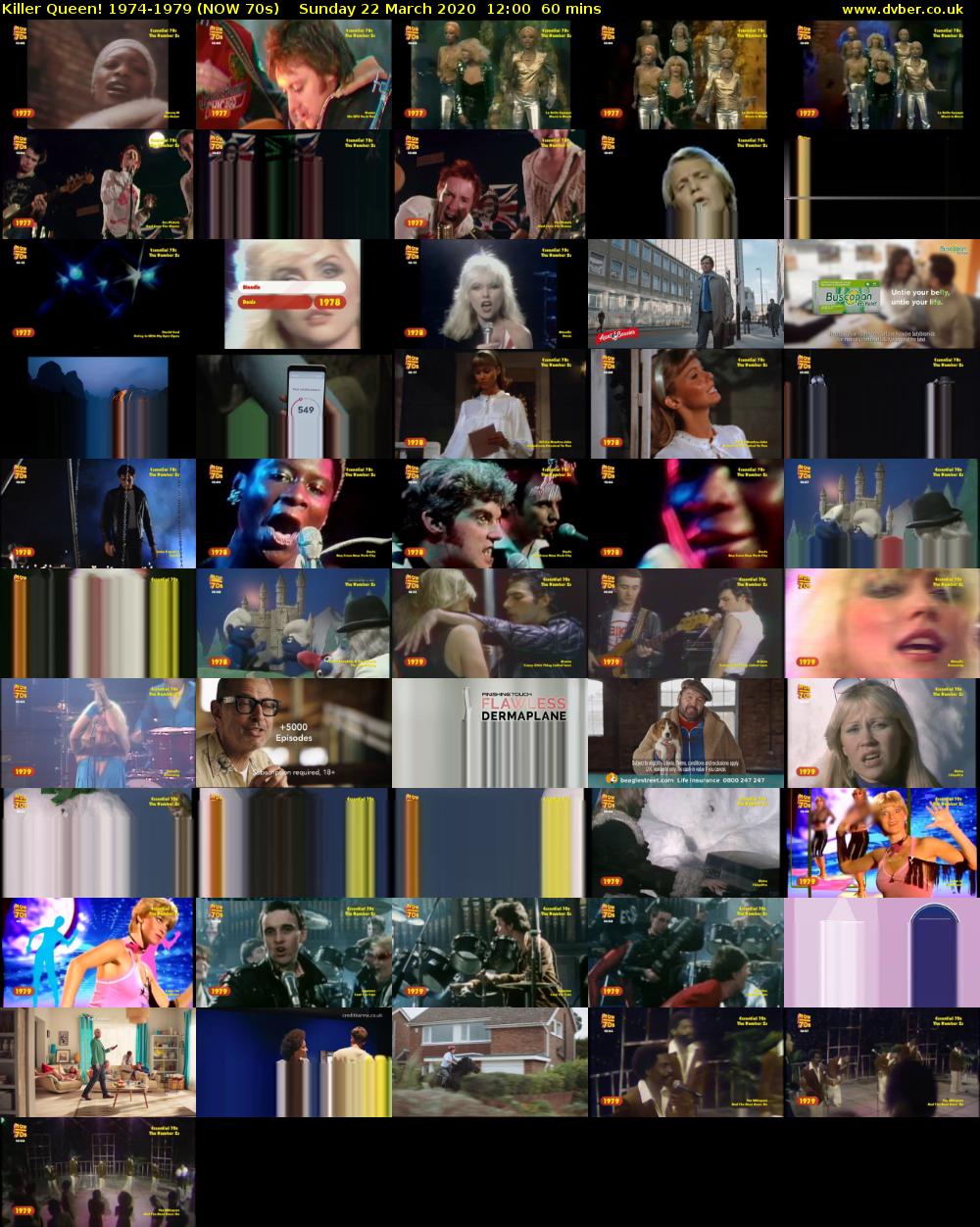Killer Queen! 1974-1979 (NOW 70s) Sunday 22 March 2020 12:00 - 13:00