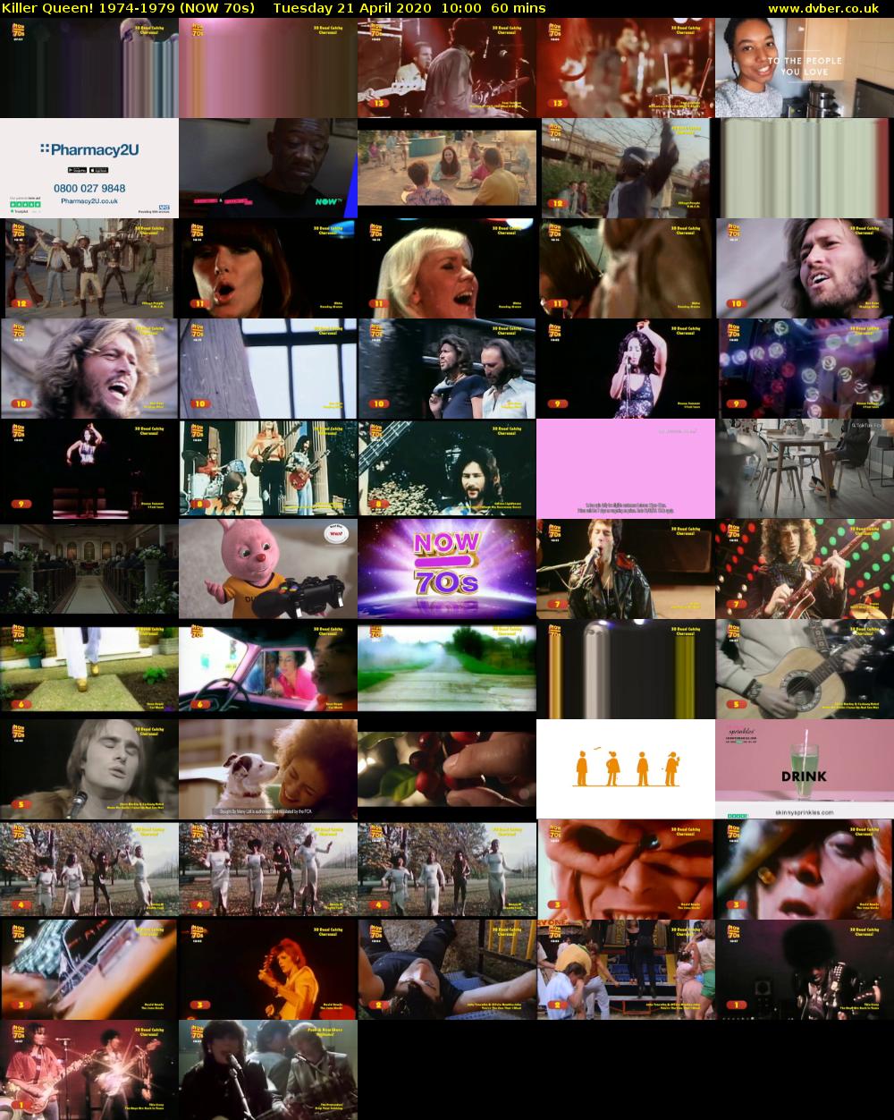 Killer Queen! 1974-1979 (NOW 70s) Tuesday 21 April 2020 10:00 - 11:00