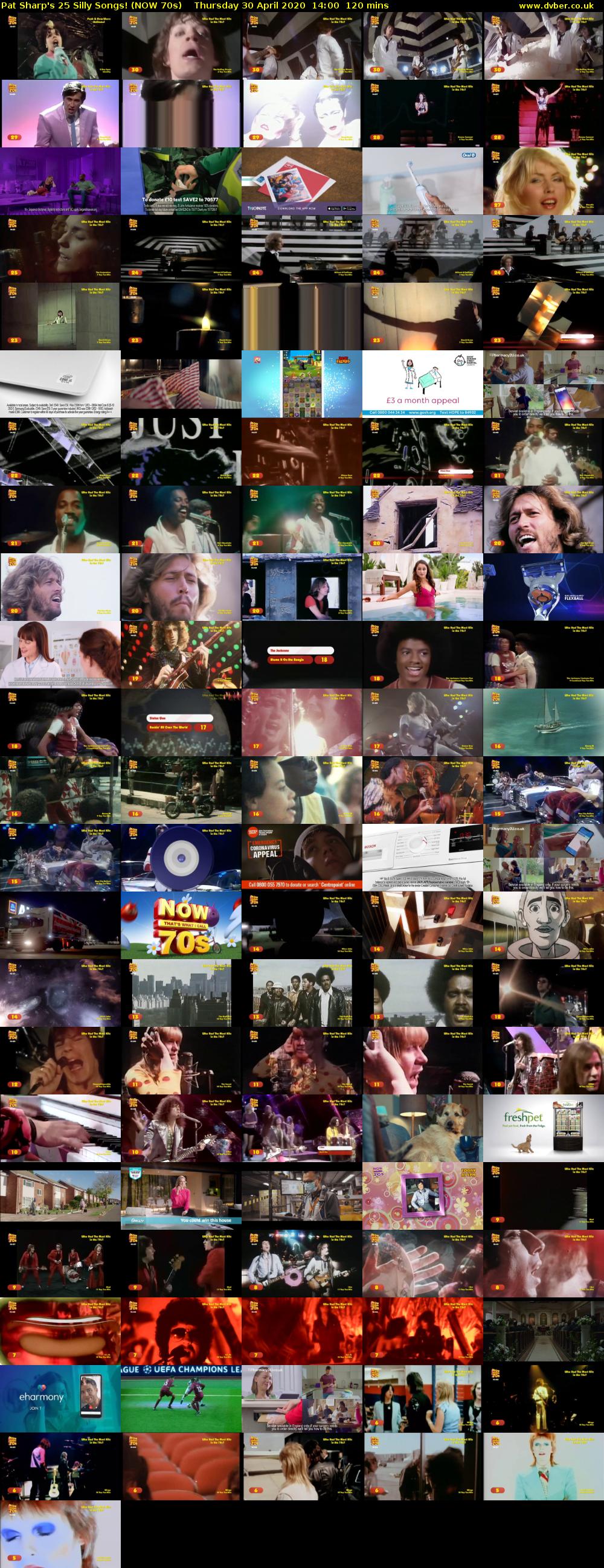 Pat Sharp's 25 Silly Songs! (NOW 70s) Thursday 30 April 2020 14:00 - 16:00