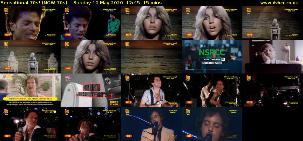 Sensational 70s! (NOW 70s) Sunday 10 May 2020 12:45 - 13:00