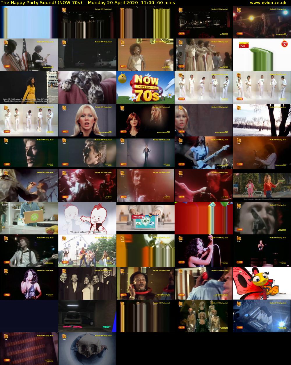 The Happy Party Sound! (NOW 70s) Monday 20 April 2020 11:00 - 12:00