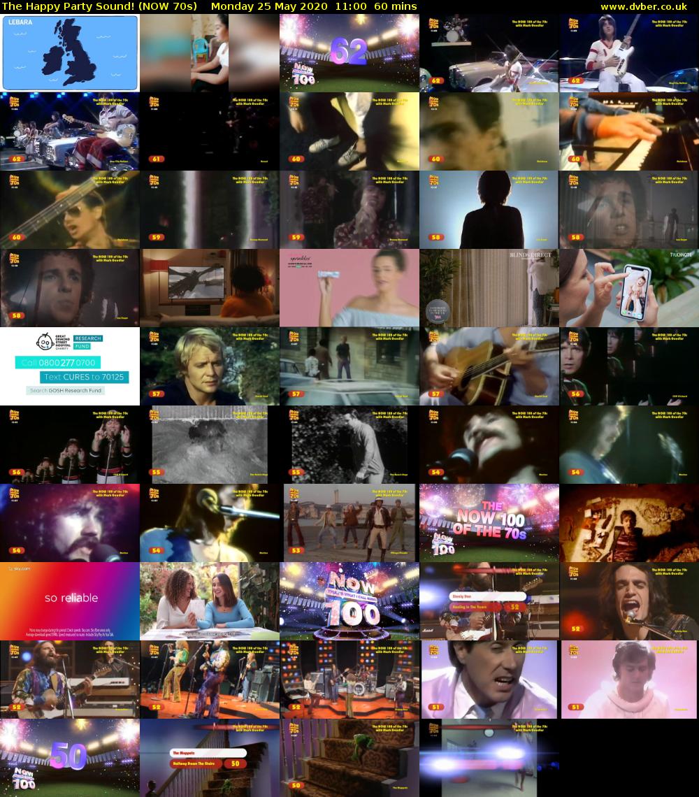 The Happy Party Sound! (NOW 70s) Monday 25 May 2020 11:00 - 12:00