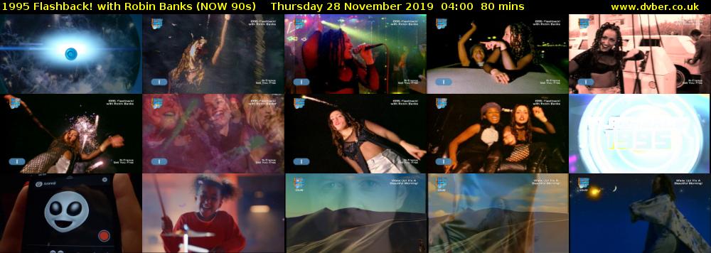1995 Flashback! with Robin Banks (NOW 90s) Thursday 28 November 2019 04:00 - 05:20
