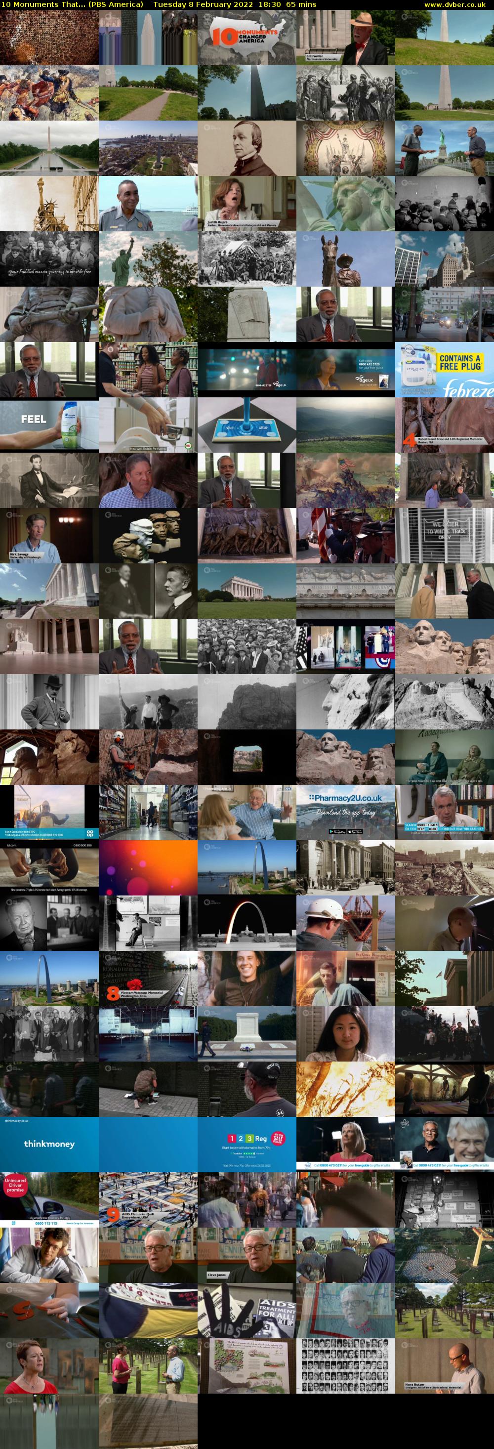 10 Monuments That... (PBS America) Tuesday 8 February 2022 18:30 - 19:35