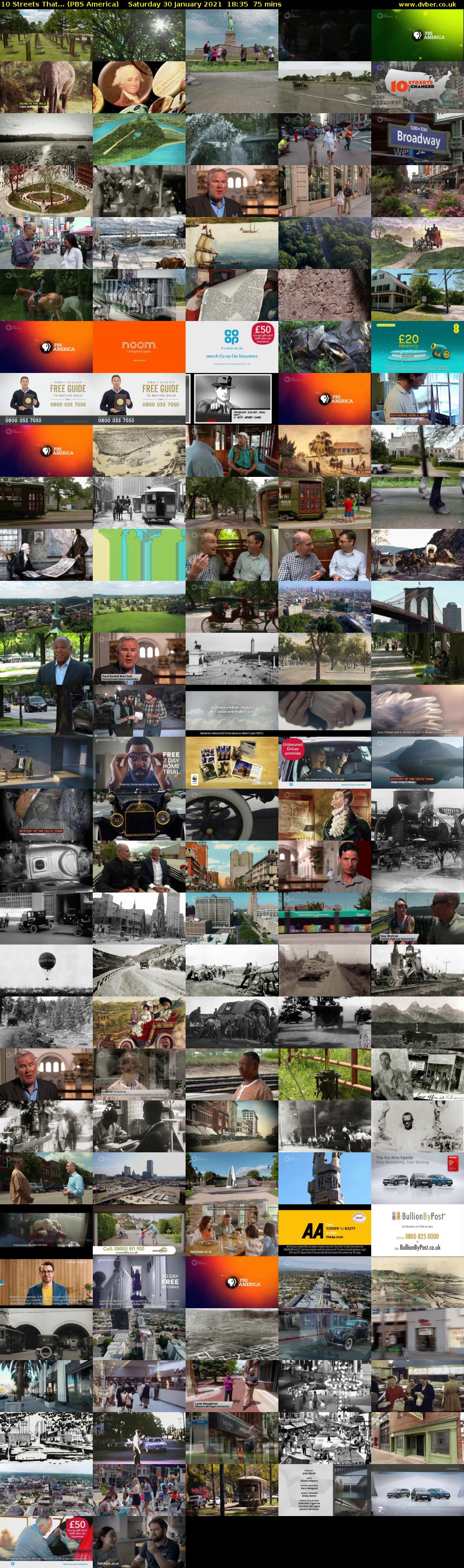 10 Streets That... (PBS America) Saturday 30 January 2021 18:35 - 19:50