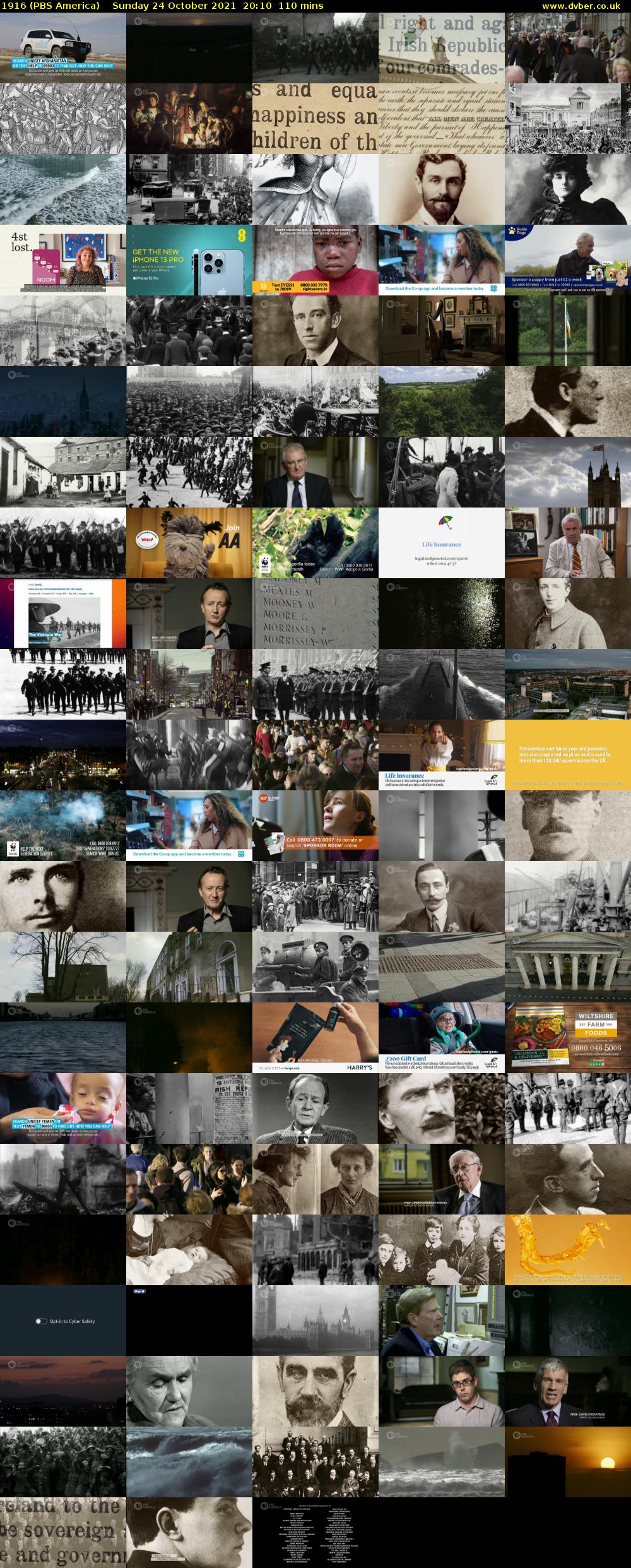 1916 (PBS America) Sunday 24 October 2021 20:10 - 22:00