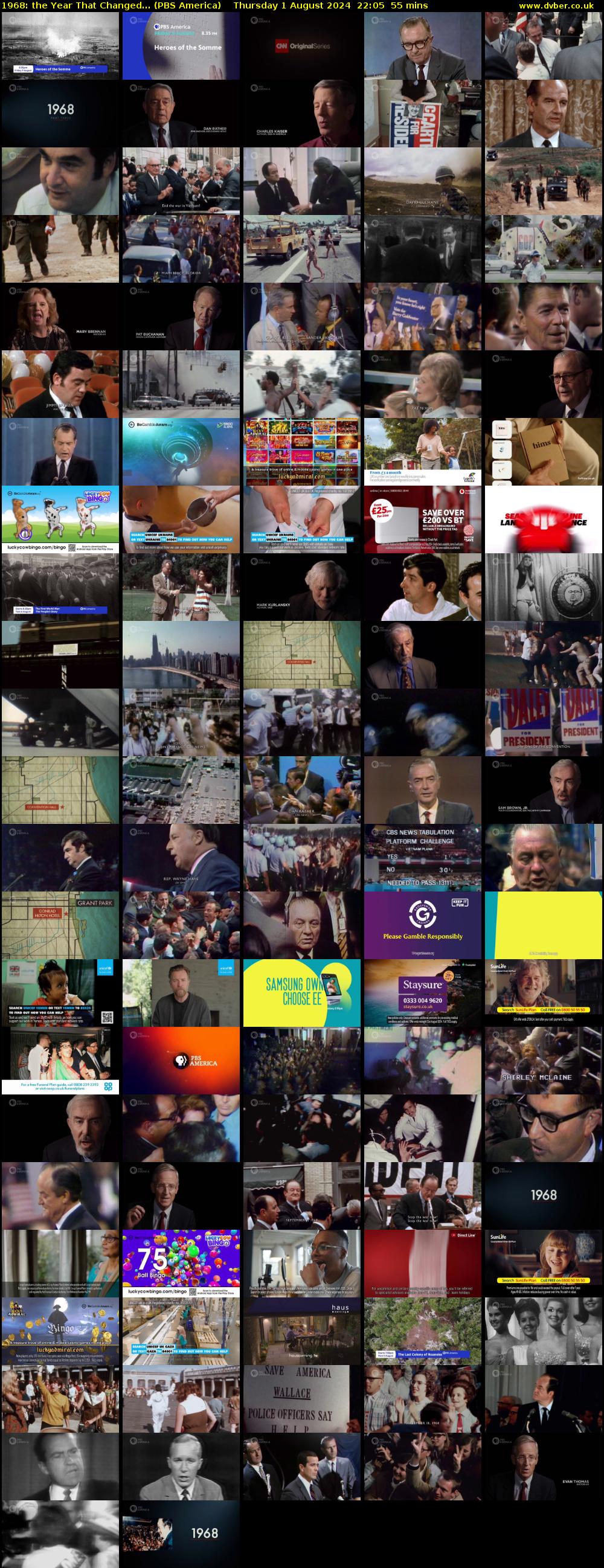 1968: the Year That Changed... (PBS America) Thursday 1 August 2024 22:05 - 23:00