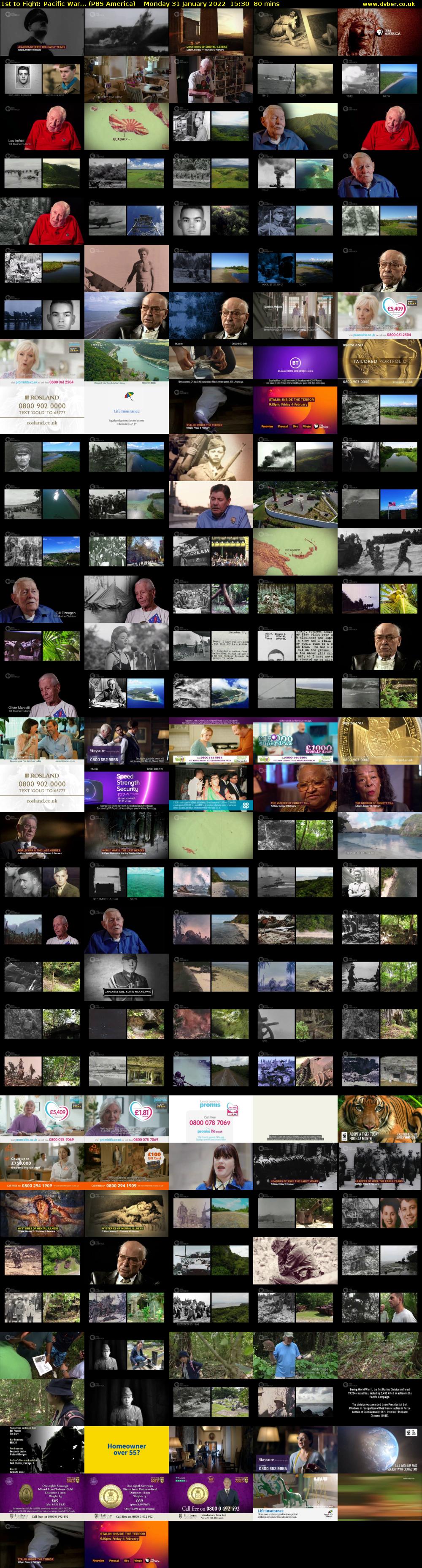 1st to Fight: Pacific War... (PBS America) Monday 31 January 2022 15:30 - 16:50