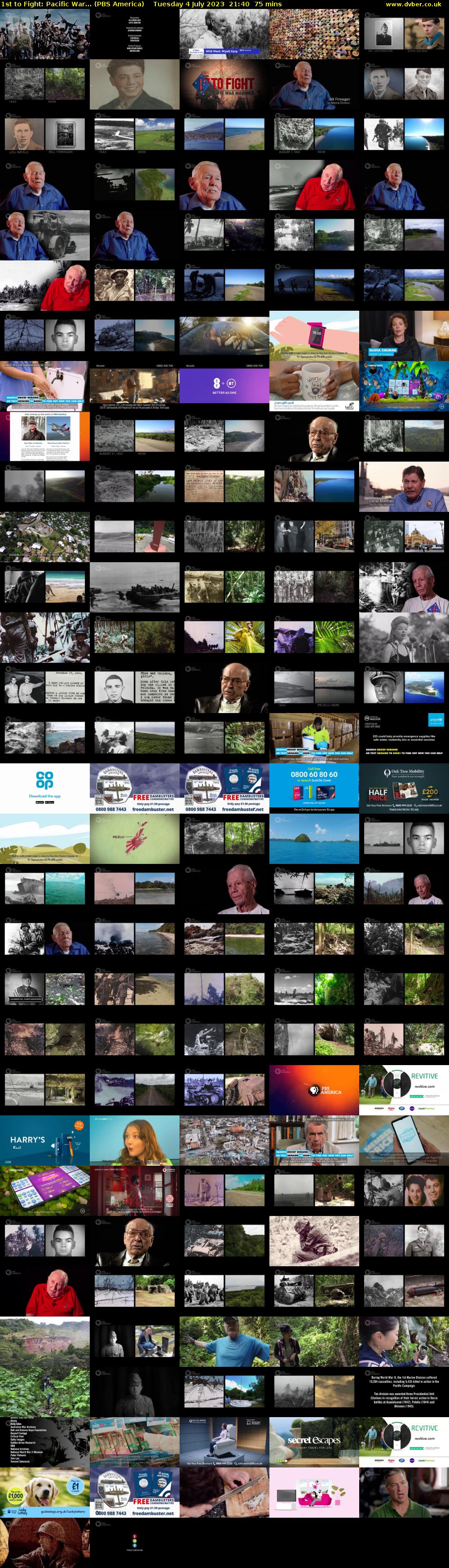 1st to Fight: Pacific War... (PBS America) Tuesday 4 July 2023 21:40 - 22:55