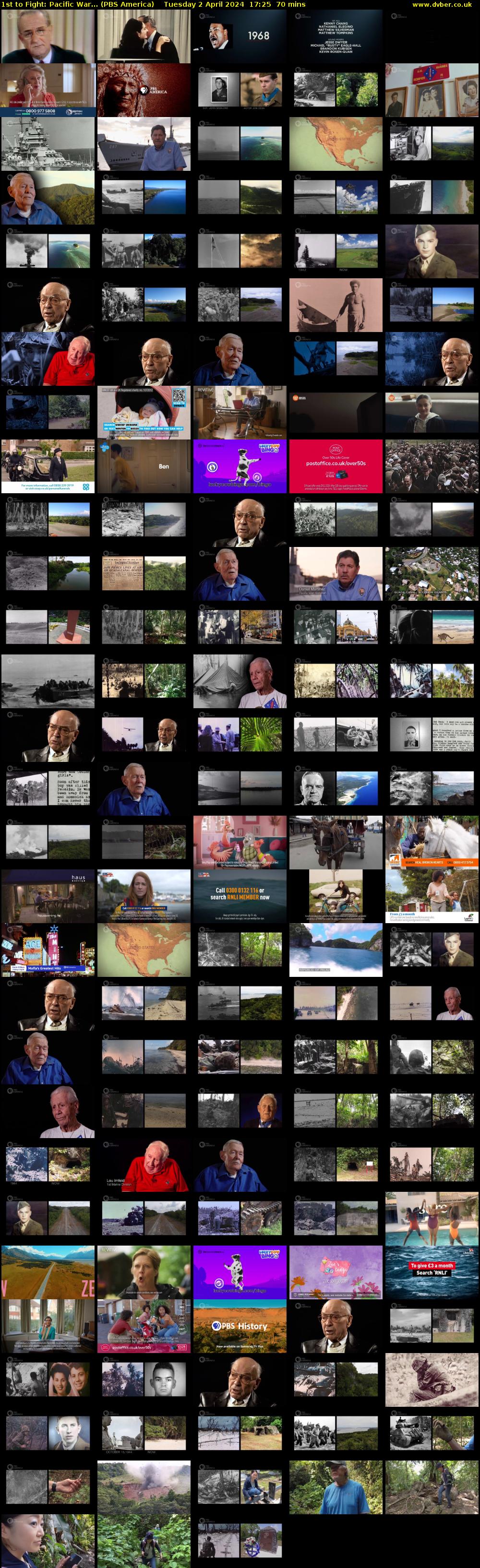 1st to Fight: Pacific War... (PBS America) Tuesday 2 April 2024 17:25 - 18:35