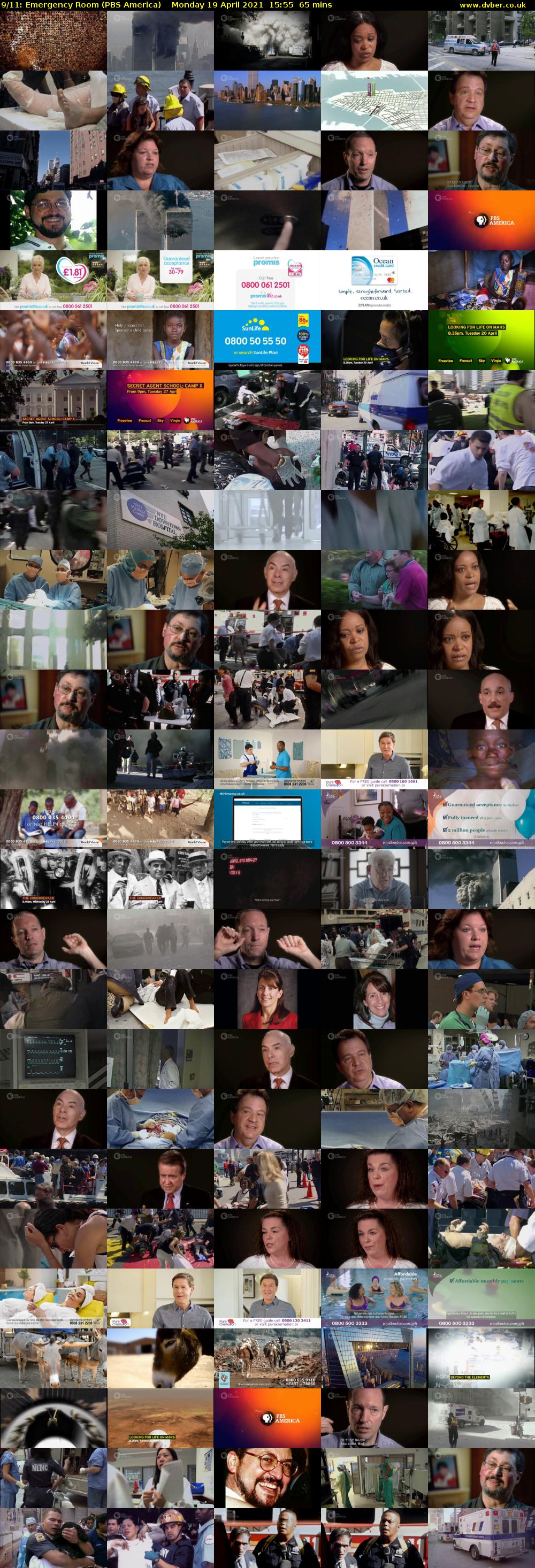 9/11: Emergency Room (PBS America) Monday 19 April 2021 15:55 - 17:00