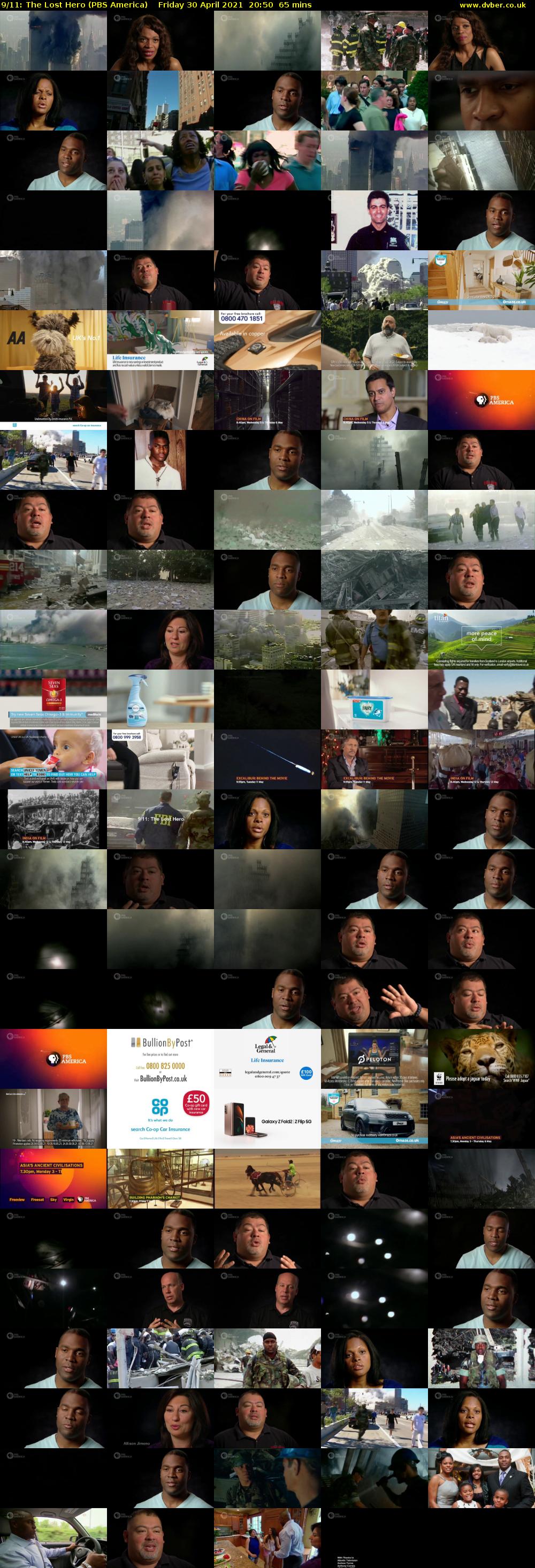 9/11: The Lost Hero (PBS America) Friday 30 April 2021 20:50 - 21:55