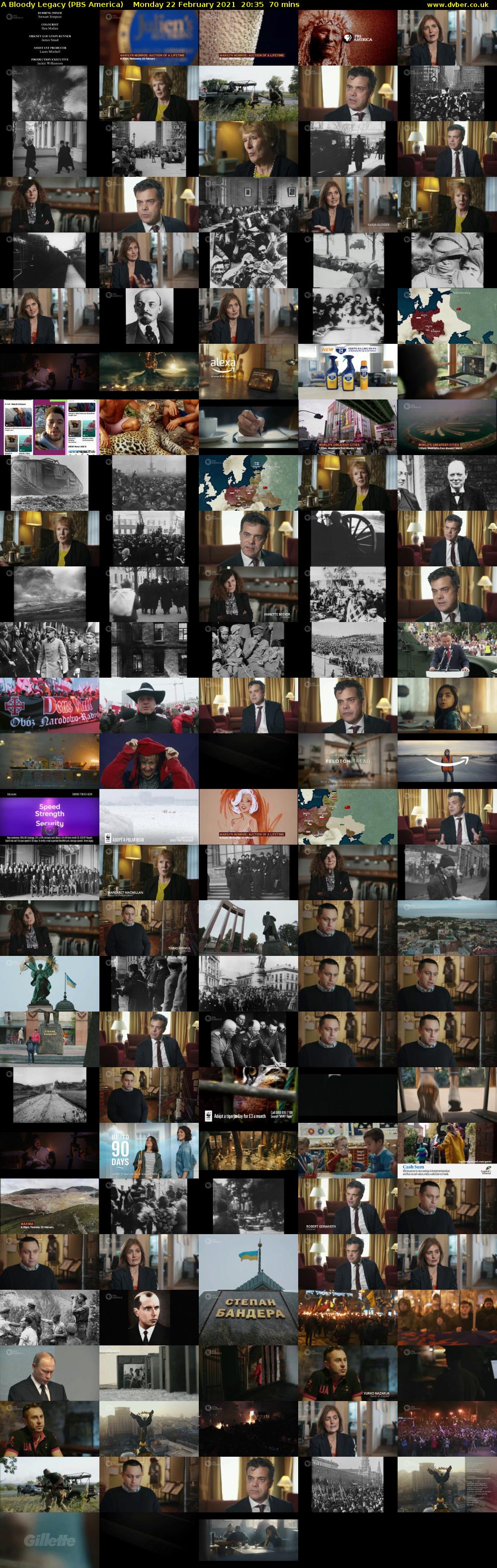 A Bloody Legacy (PBS America) Monday 22 February 2021 20:35 - 21:45