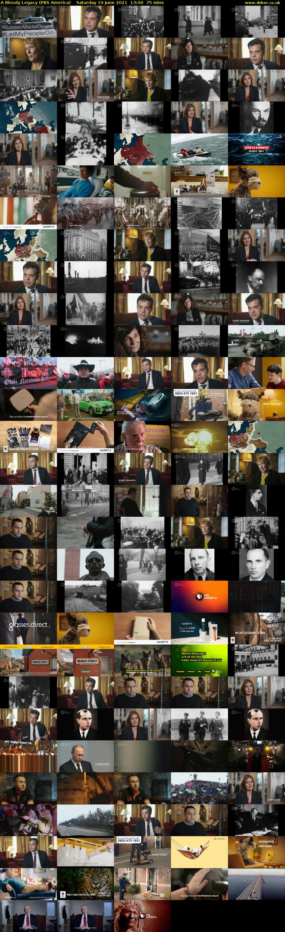 A Bloody Legacy (PBS America) Saturday 19 June 2021 13:00 - 14:15