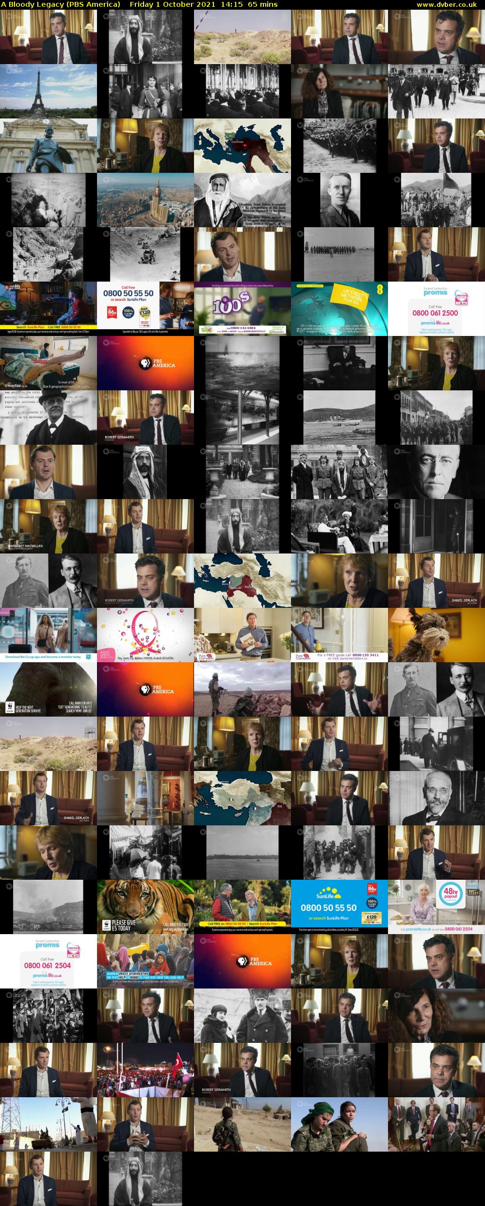 A Bloody Legacy (PBS America) Friday 1 October 2021 14:15 - 15:20