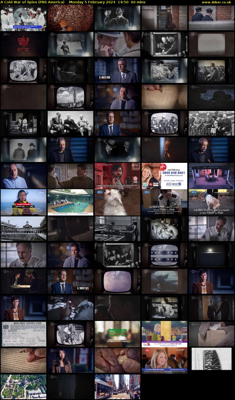 A Cold War of Spies (PBS America) Monday 5 February 2024 14:50 - 15:50