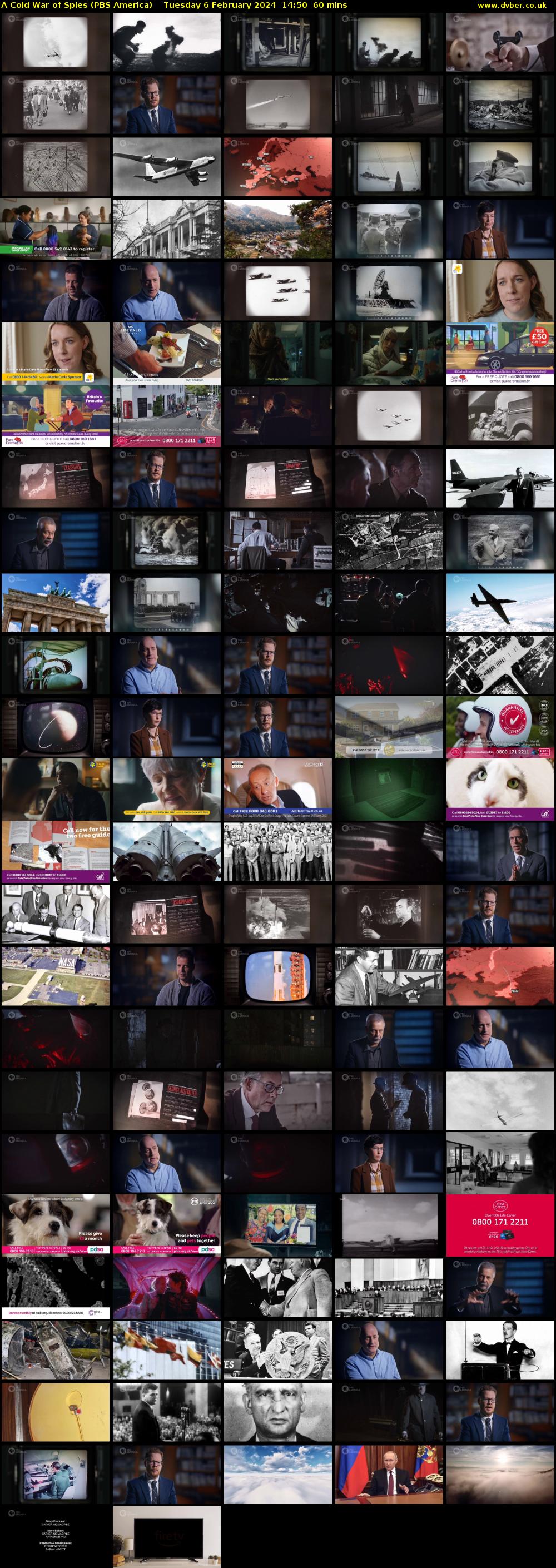 A Cold War of Spies (PBS America) Tuesday 6 February 2024 14:50 - 15:50