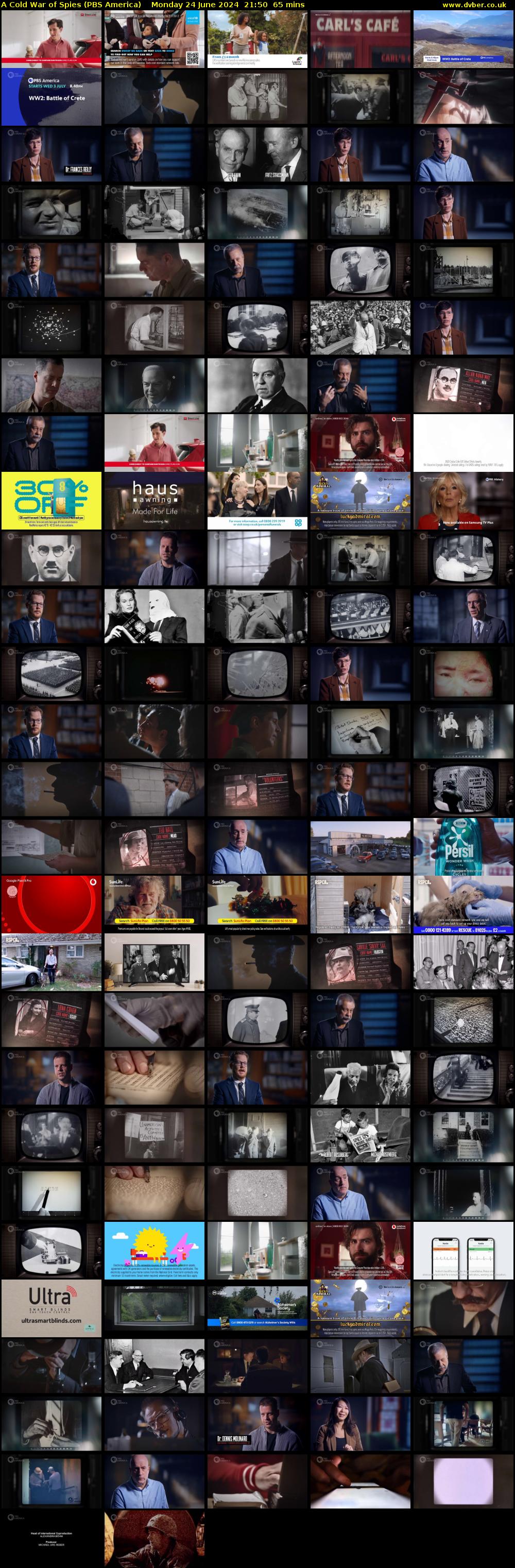 A Cold War of Spies (PBS America) Monday 24 June 2024 21:50 - 22:55