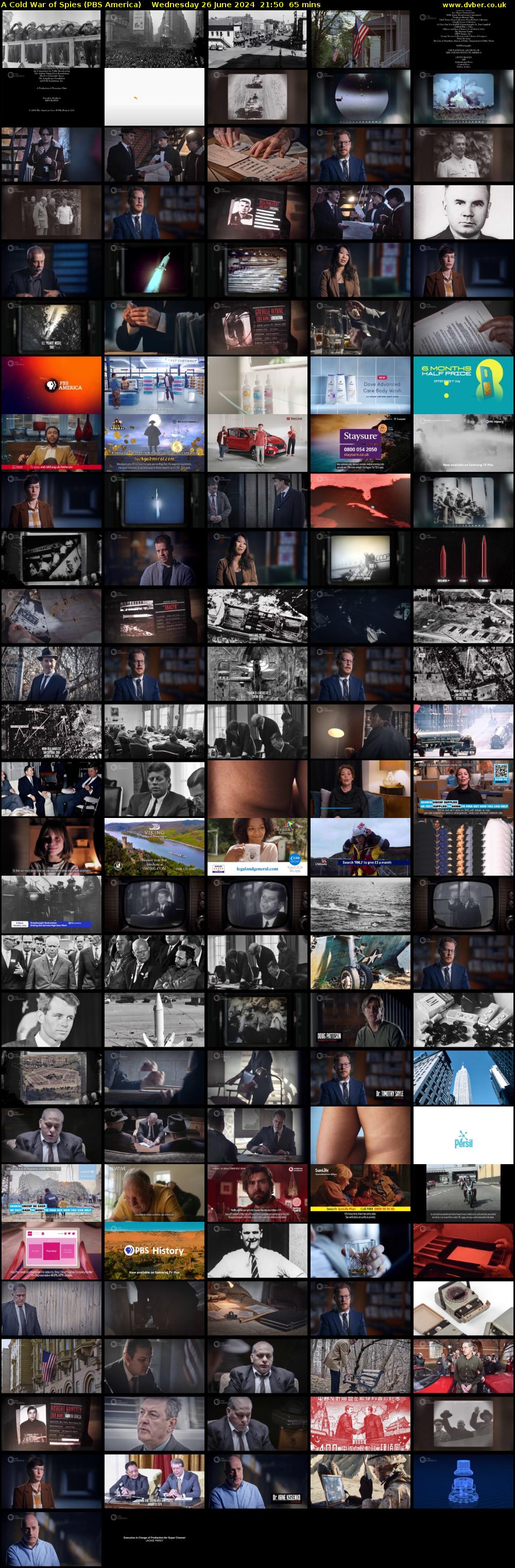 A Cold War of Spies (PBS America) Wednesday 26 June 2024 21:50 - 22:55