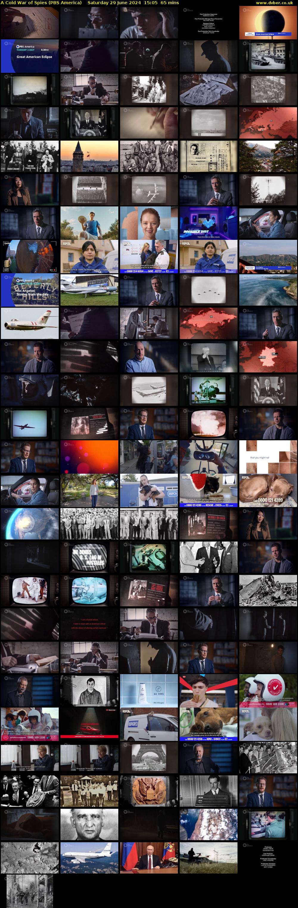 A Cold War of Spies (PBS America) Saturday 29 June 2024 15:05 - 16:10