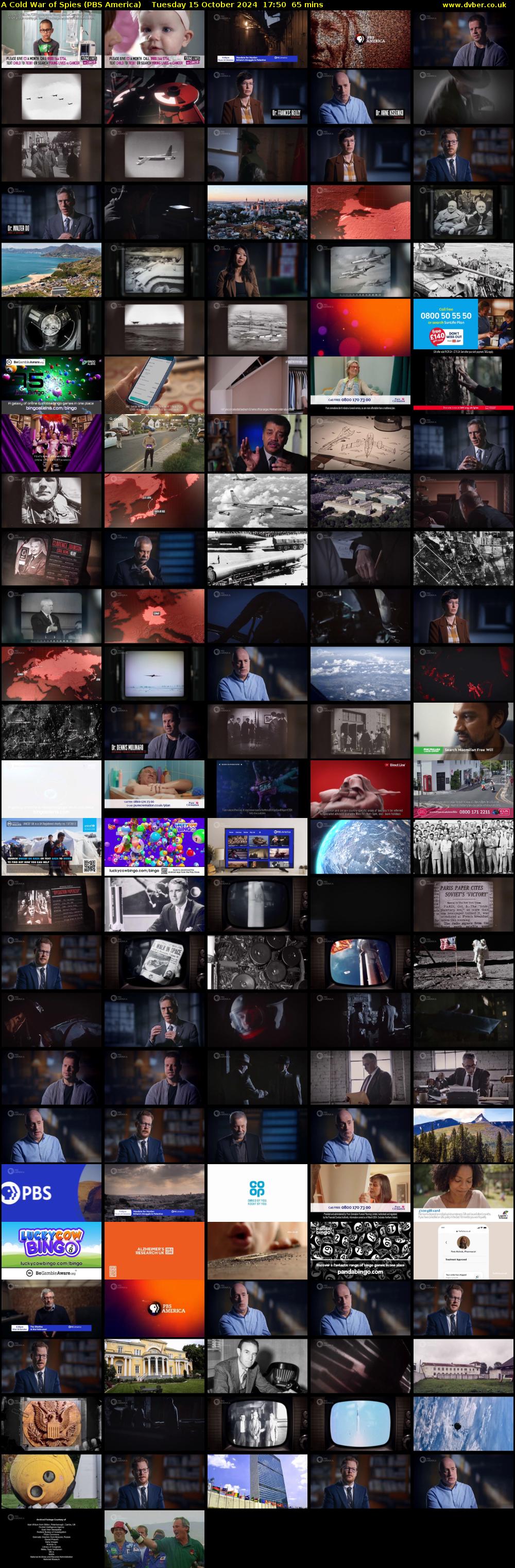 A Cold War of Spies (PBS America) Tuesday 15 October 2024 17:50 - 18:55