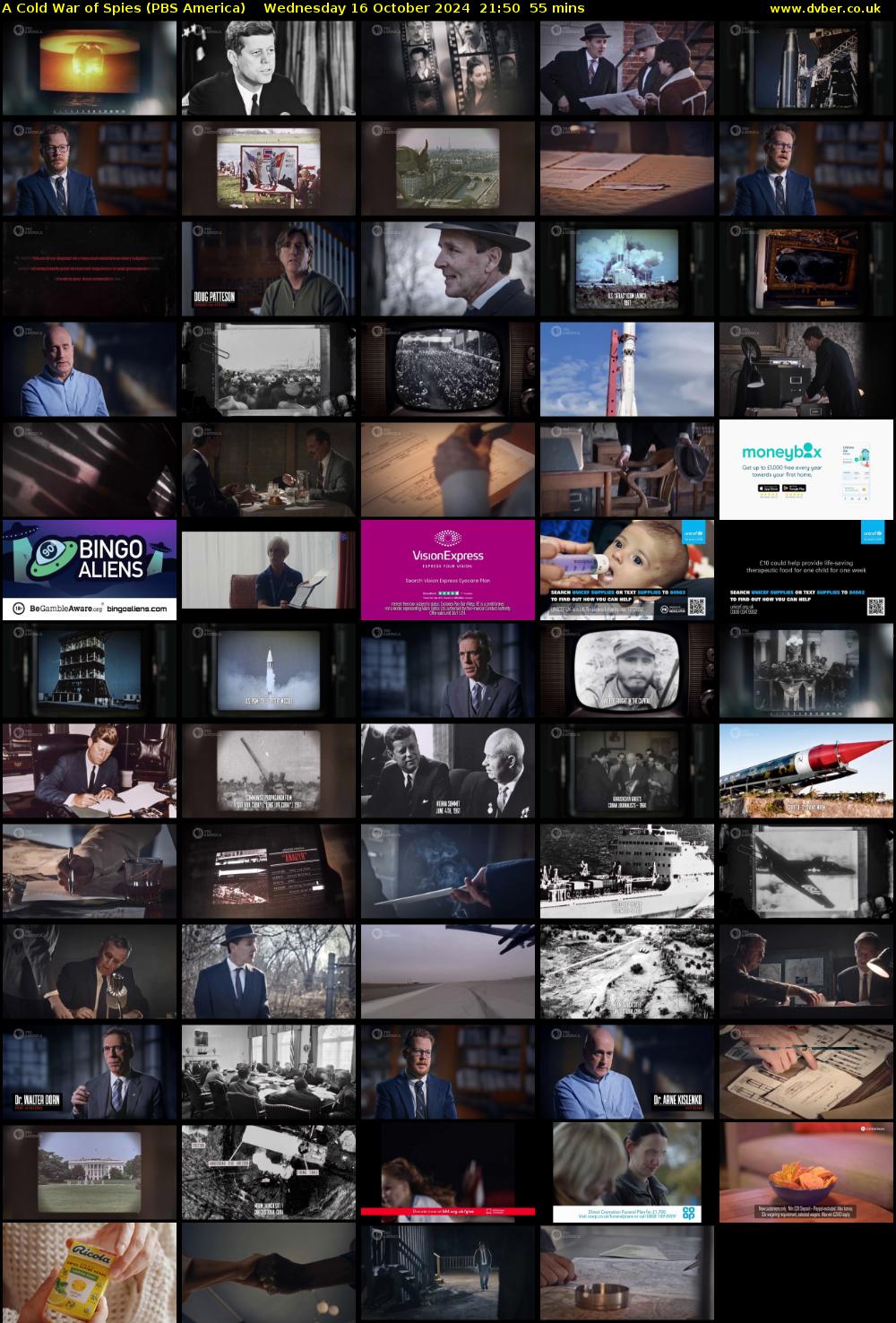 A Cold War of Spies (PBS America) Wednesday 16 October 2024 21:50 - 22:45