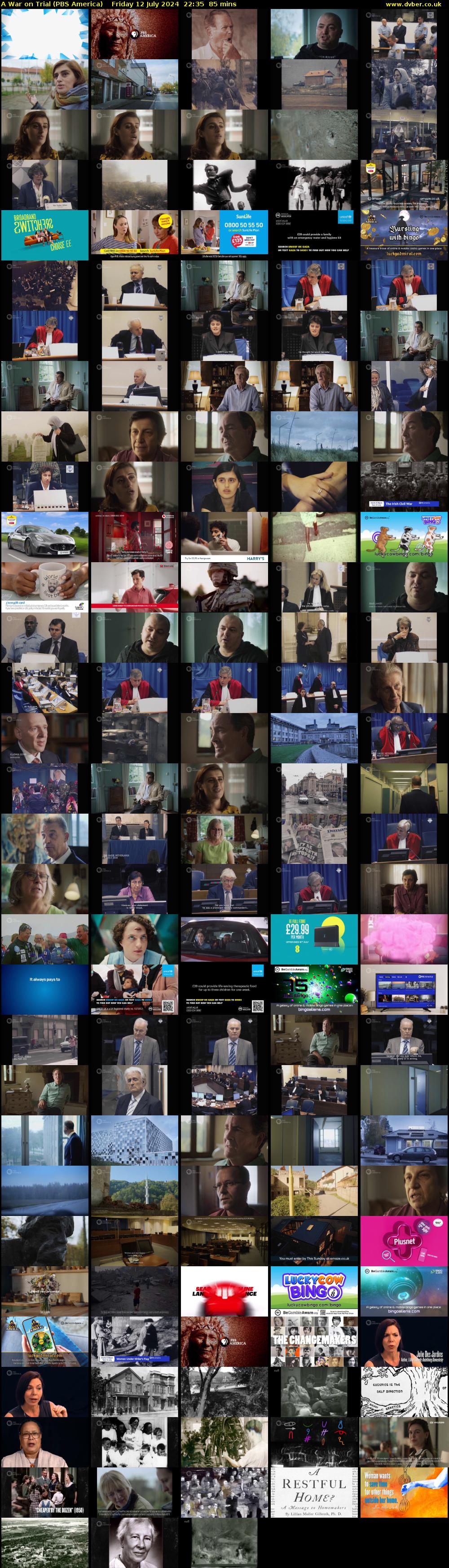 A War on Trial (PBS America) Friday 12 July 2024 22:35 - 00:00