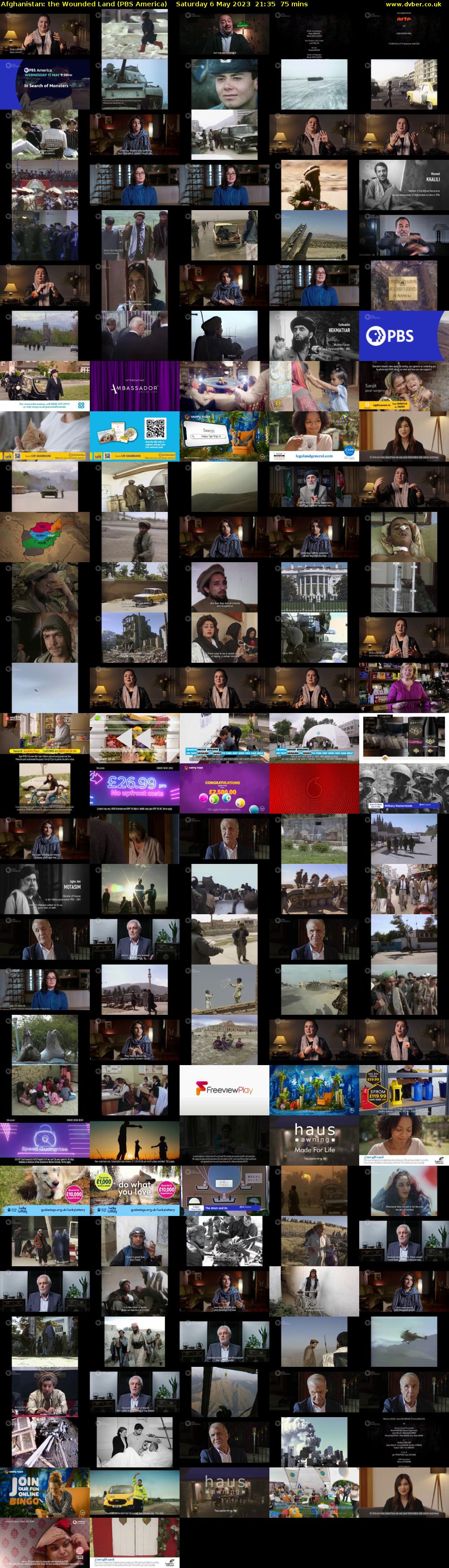 Afghanistan: The Wounded Land (PBS America) Saturday 6 May 2023 21:35 - 22:50