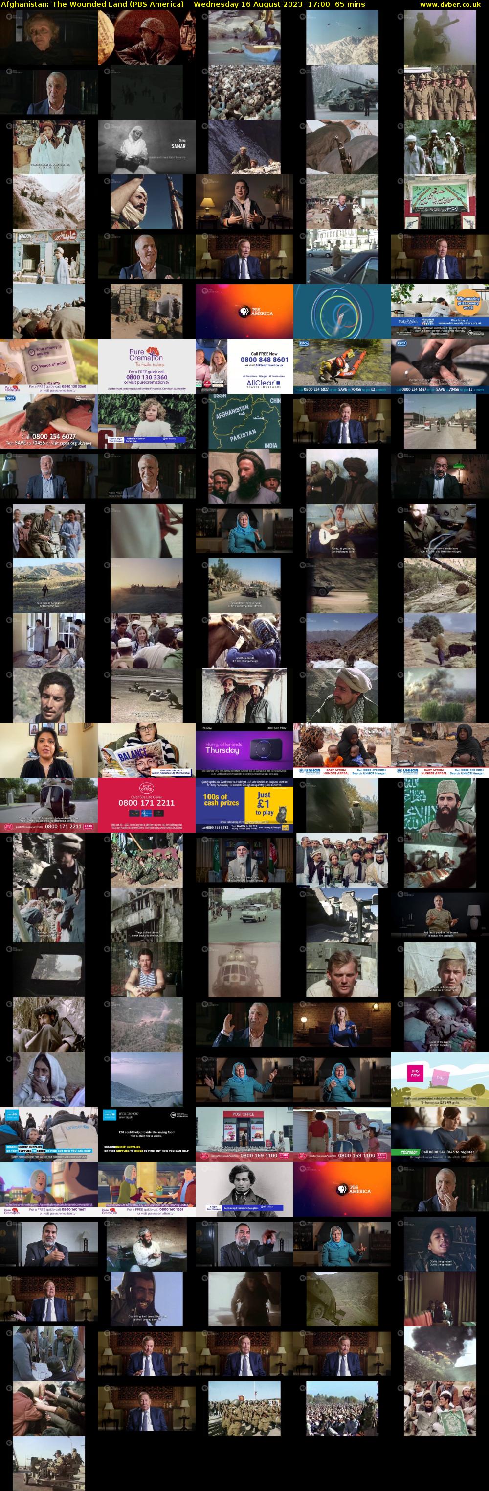 Afghanistan: The Wounded Land (PBS America) Wednesday 16 August 2023 17:00 - 18:05