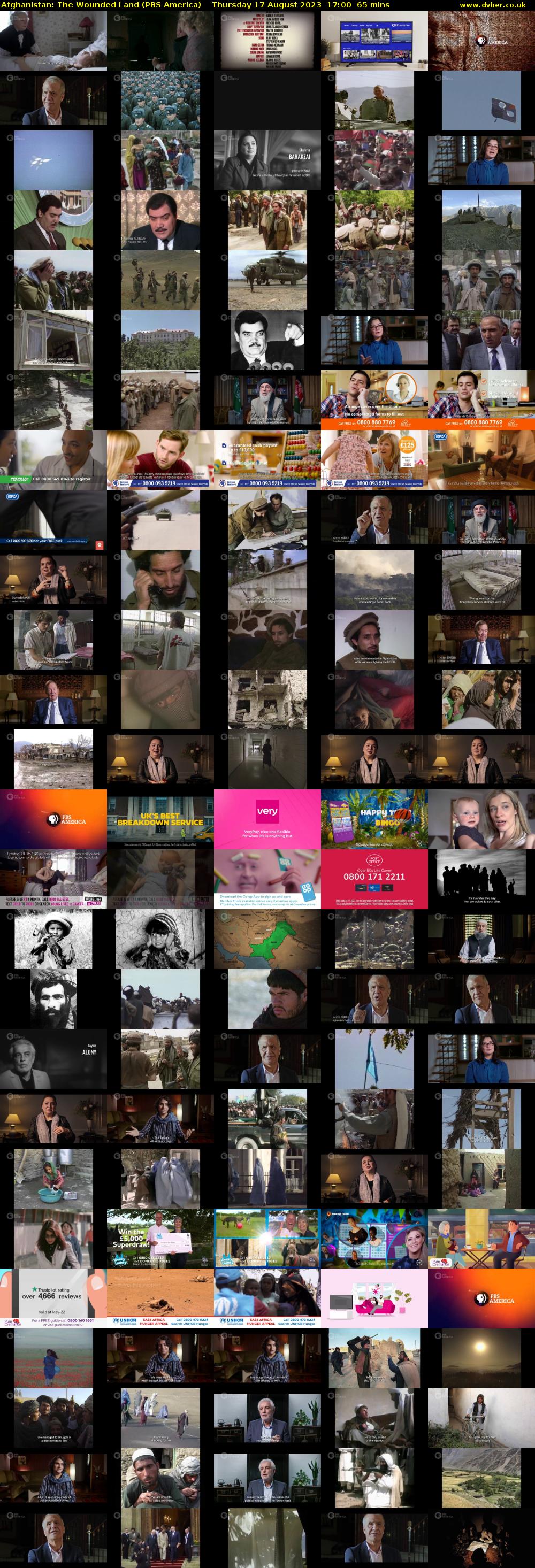 Afghanistan: The Wounded Land (PBS America) Thursday 17 August 2023 17:00 - 18:05