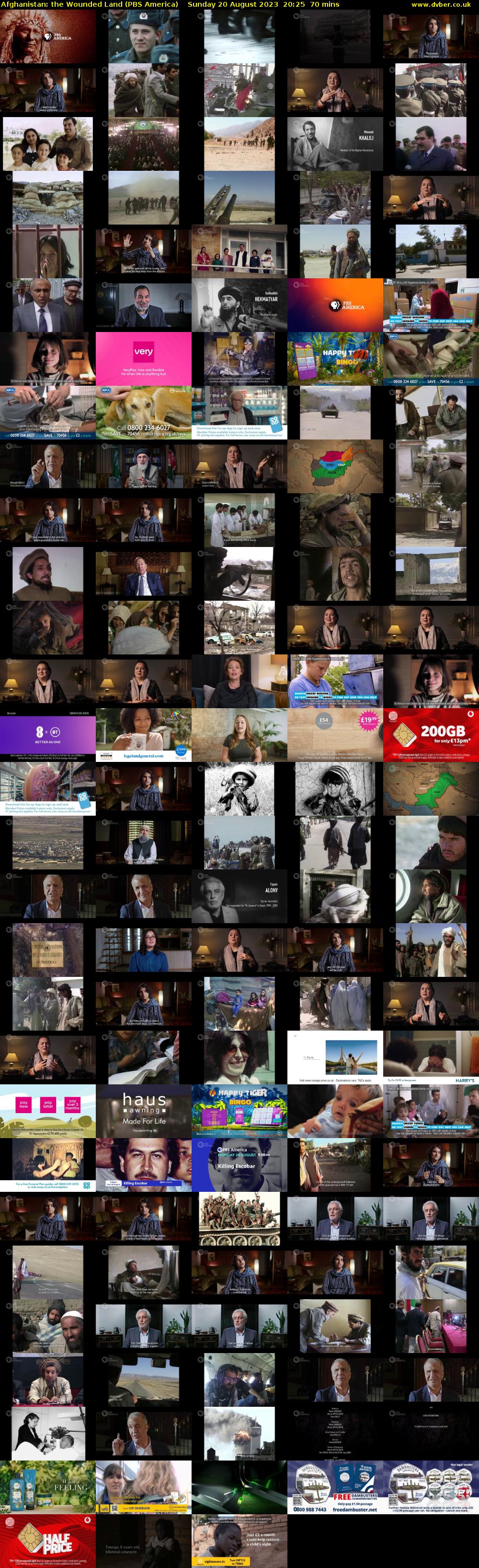 Afghanistan: The Wounded Land (PBS America) Sunday 20 August 2023 20:25 - 21:35